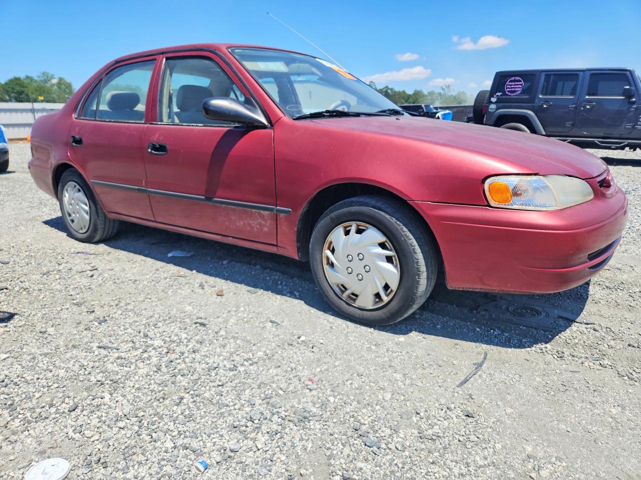1999 Toyota Corolla Ve Бордовый vin: 2T1BR12E1XC124839