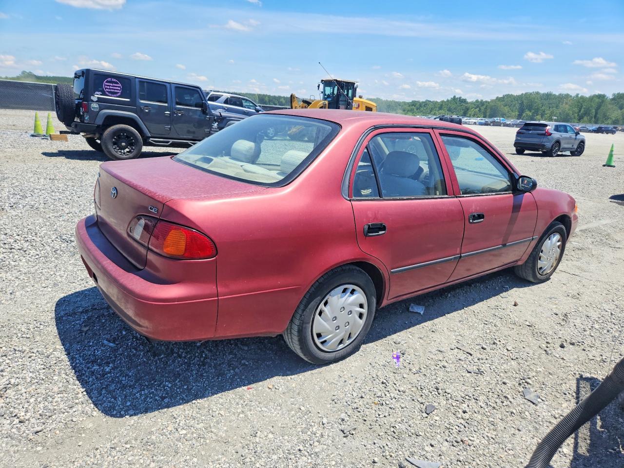 1999 Toyota Corolla Ve Бордовый vin: 2T1BR12E1XC124839