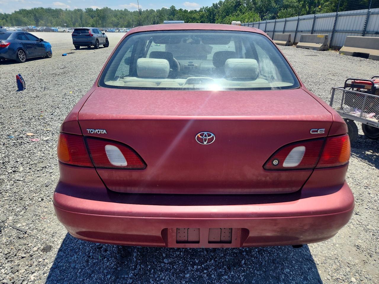 1999 Toyota Corolla Ve Бордовый vin: 2T1BR12E1XC124839