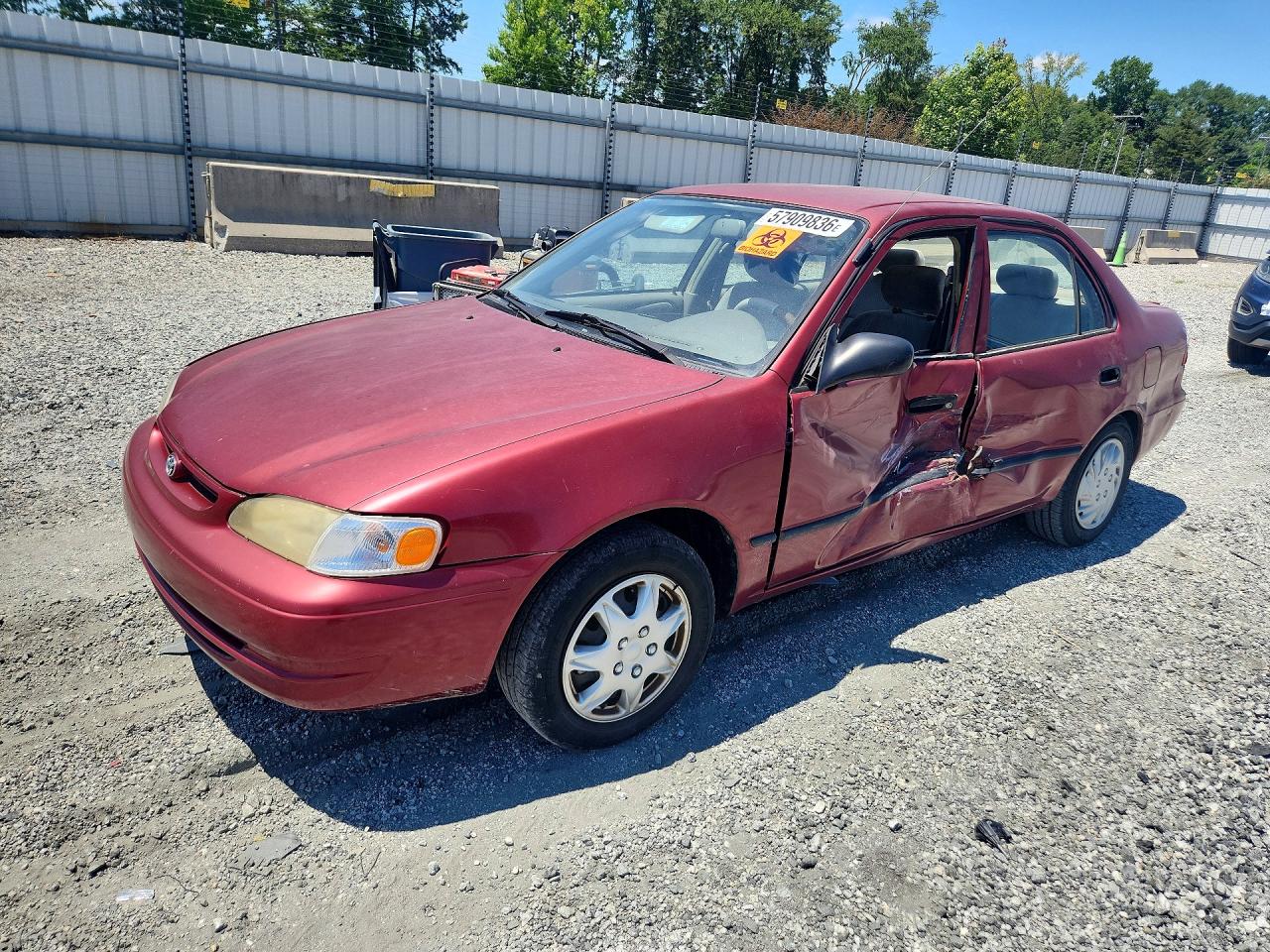 1999 Toyota Corolla Ve Burgundy vin: 2T1BR12E1XC124839