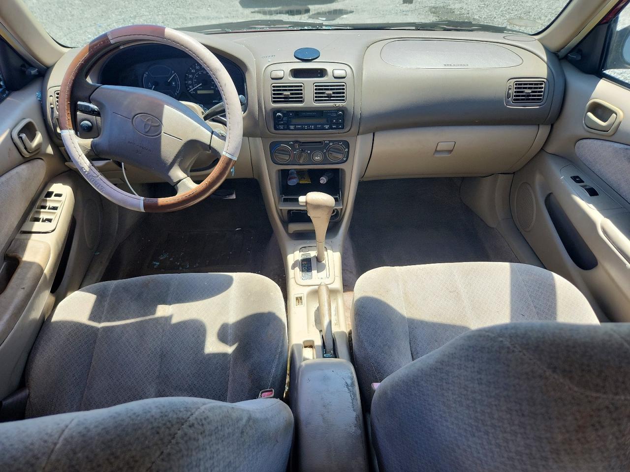 1999 Toyota Corolla Ve Бордовый vin: 2T1BR12E1XC124839