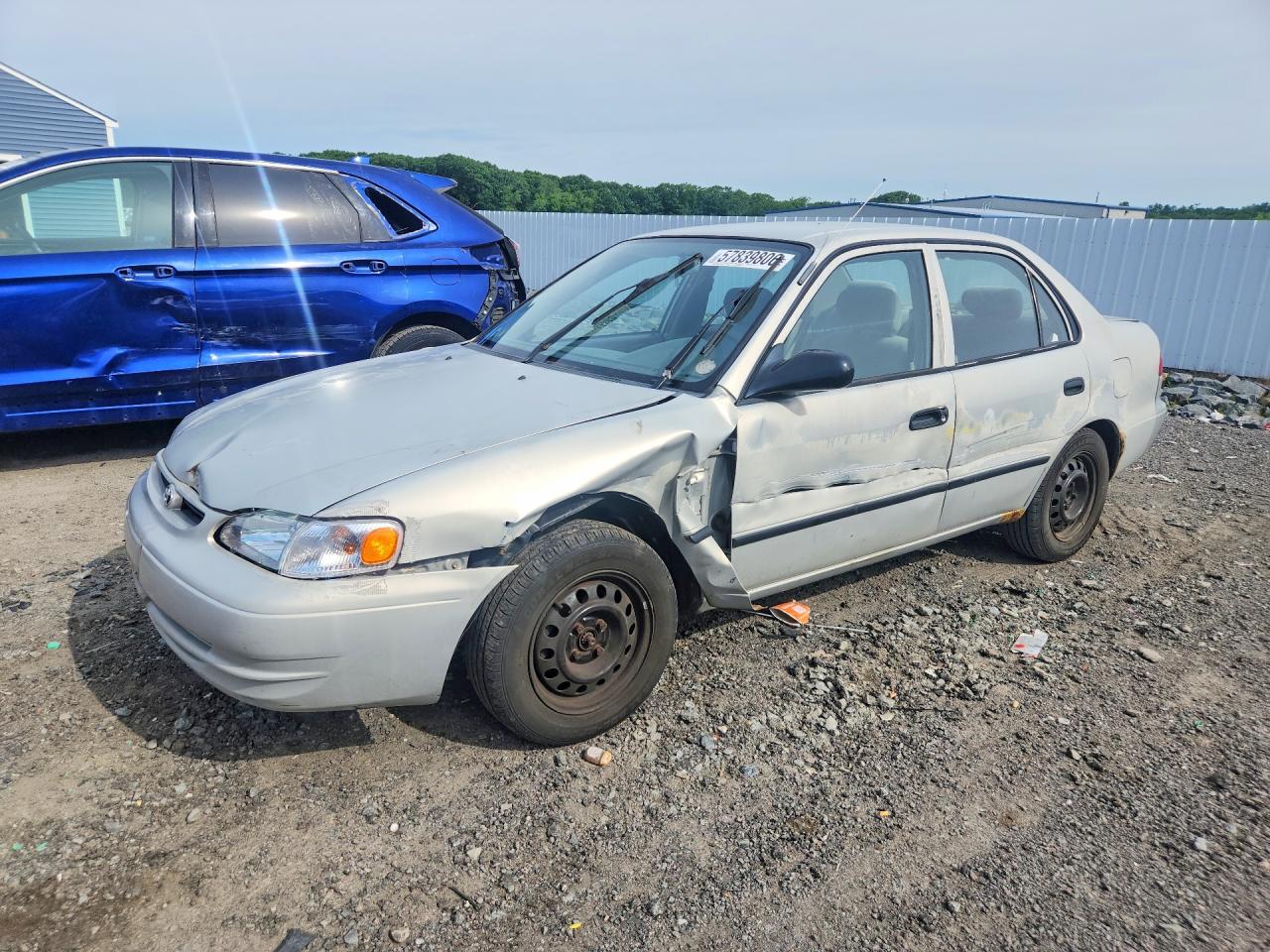 2000 Toyota Corolla Ve Silver vin: 2T1BR12E1YC343334