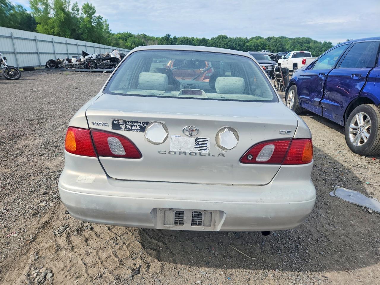 2000 Toyota Corolla Ve Silver vin: 2T1BR12E1YC343334