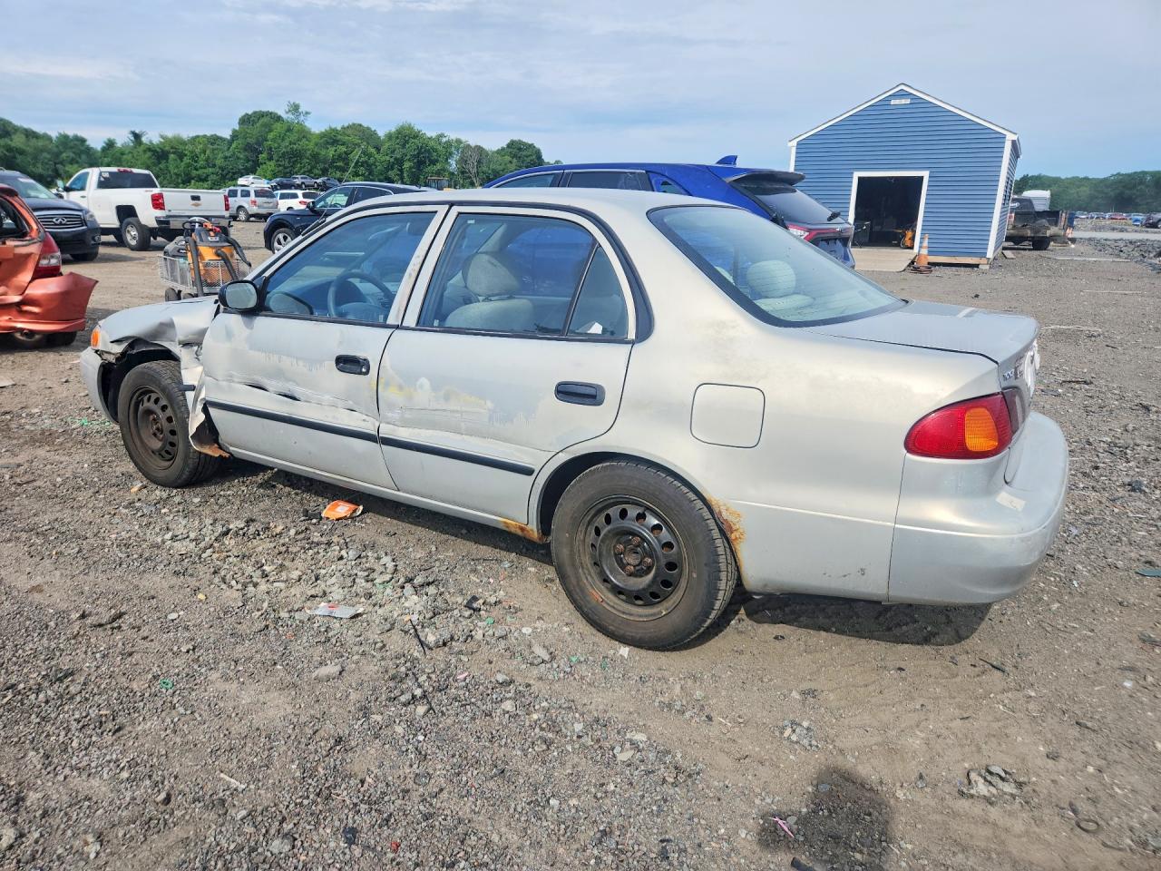 2000 Toyota Corolla Ve Silver vin: 2T1BR12E1YC343334