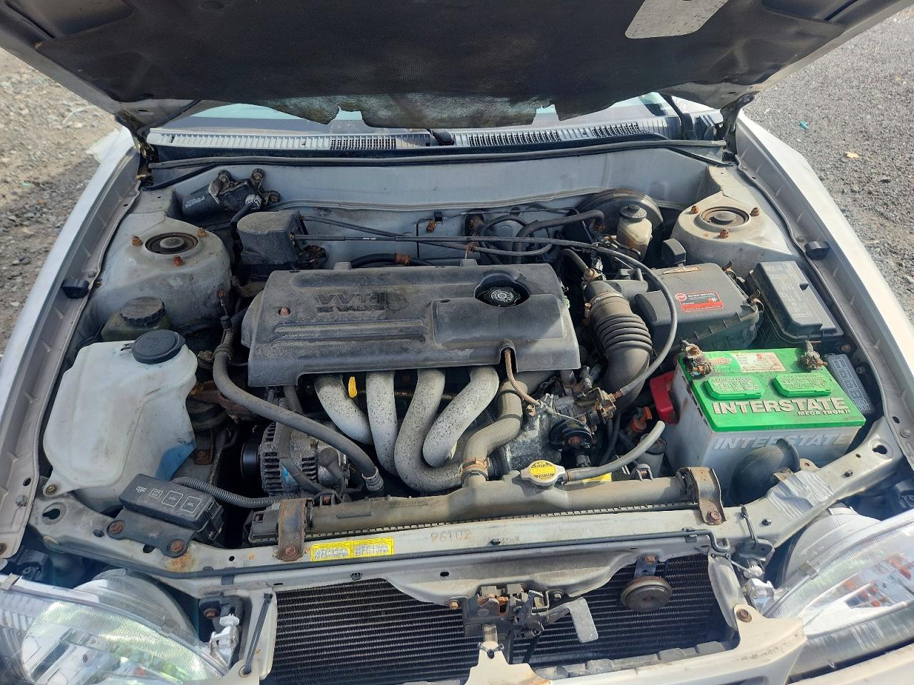 2000 Toyota Corolla Ve Silver vin: 2T1BR12E1YC343334