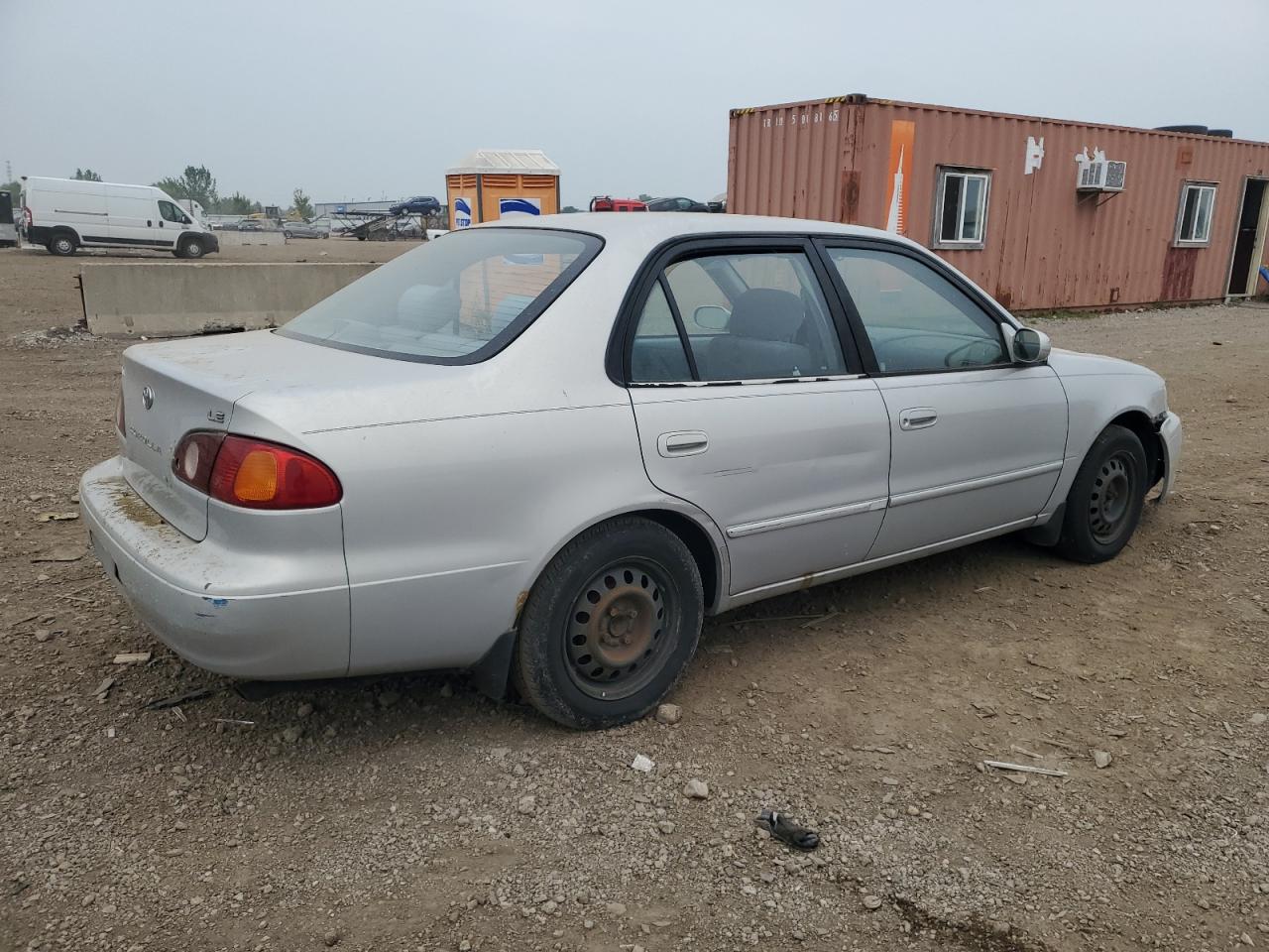 2001 Toyota Corolla Ce Silver vin: 2T1BR12E21C434375