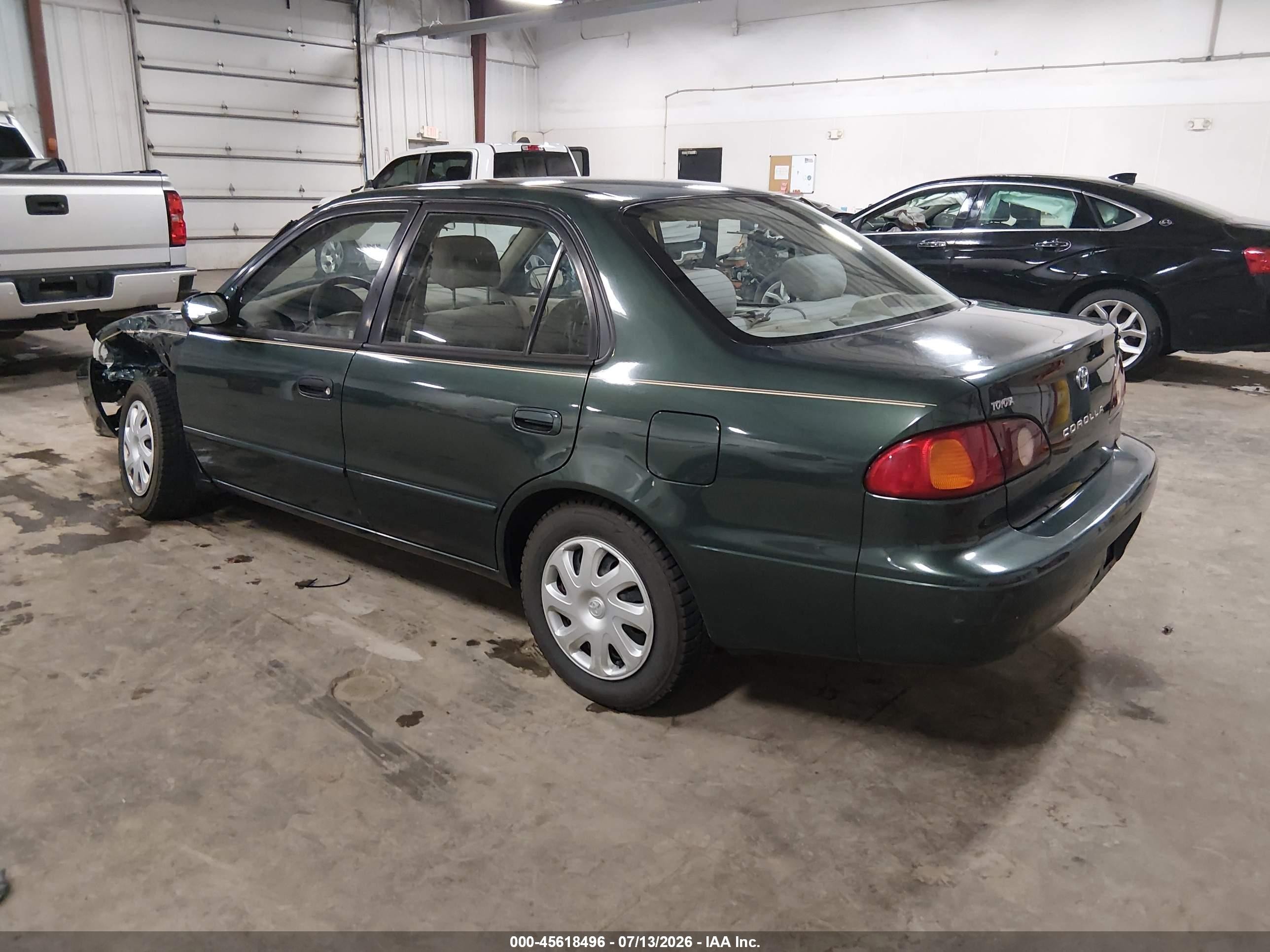 2002 Toyota Corolla Le Gray vin: 2T1BR12E22C560737