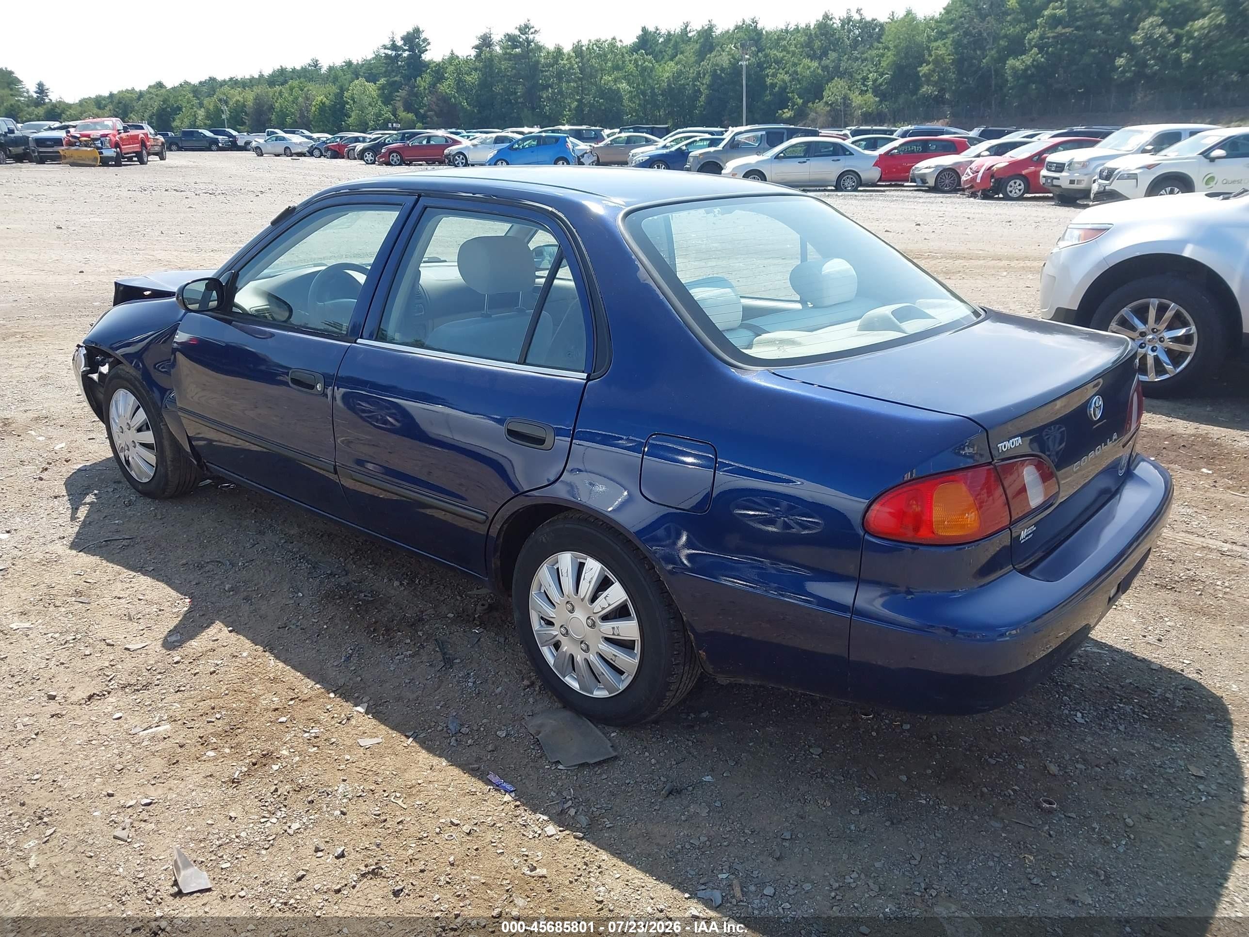 1998 Toyota Corolla Ve Dark Blue vin: 2T1BR12E2WC063676