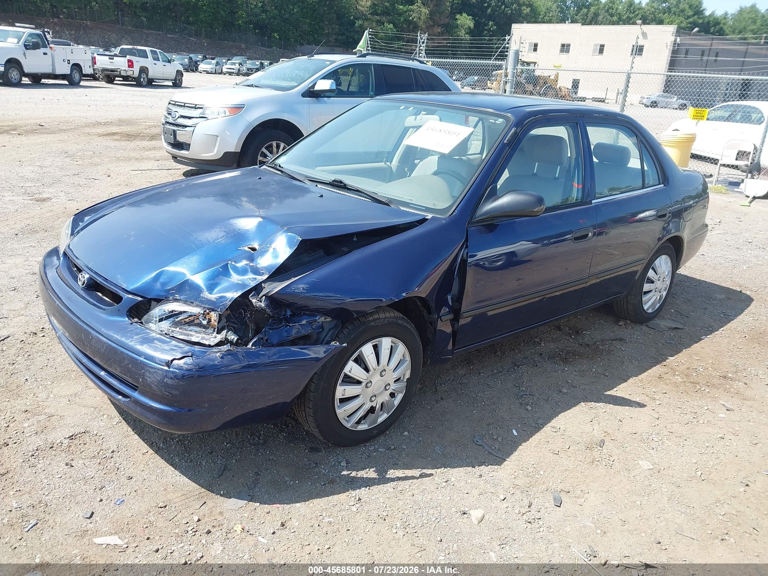 1998 Toyota Corolla Ve Dark Blue vin: 2T1BR12E2WC063676