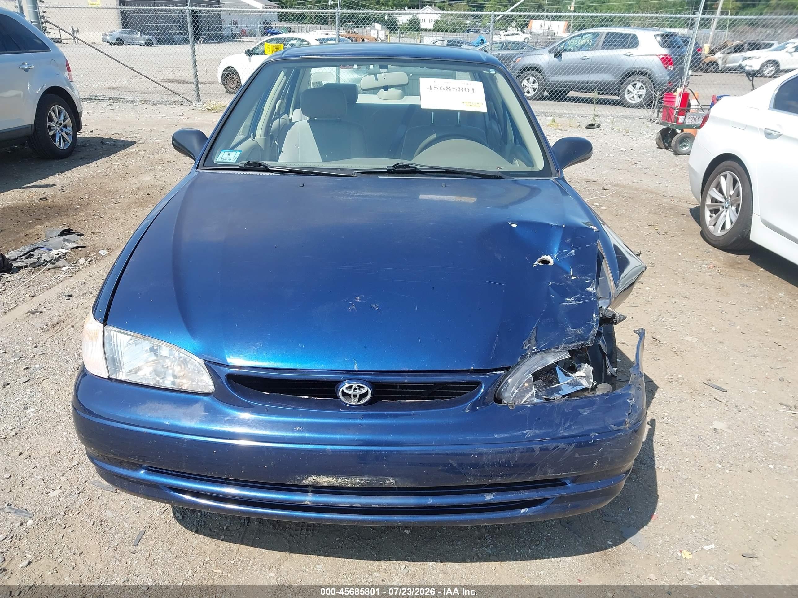 1998 Toyota Corolla Ve Dark Blue vin: 2T1BR12E2WC063676