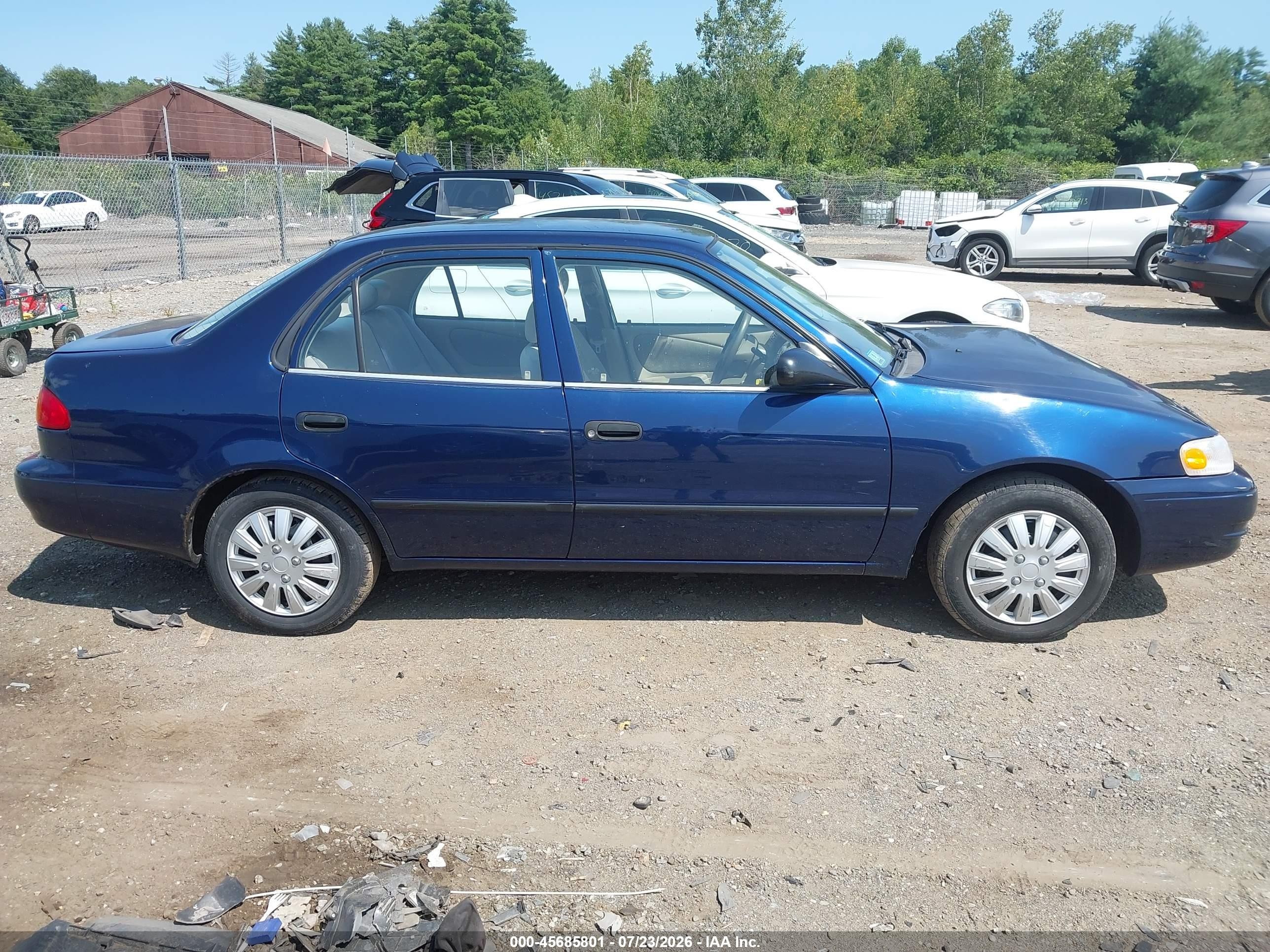 1998 Toyota Corolla Ve Dark Blue vin: 2T1BR12E2WC063676