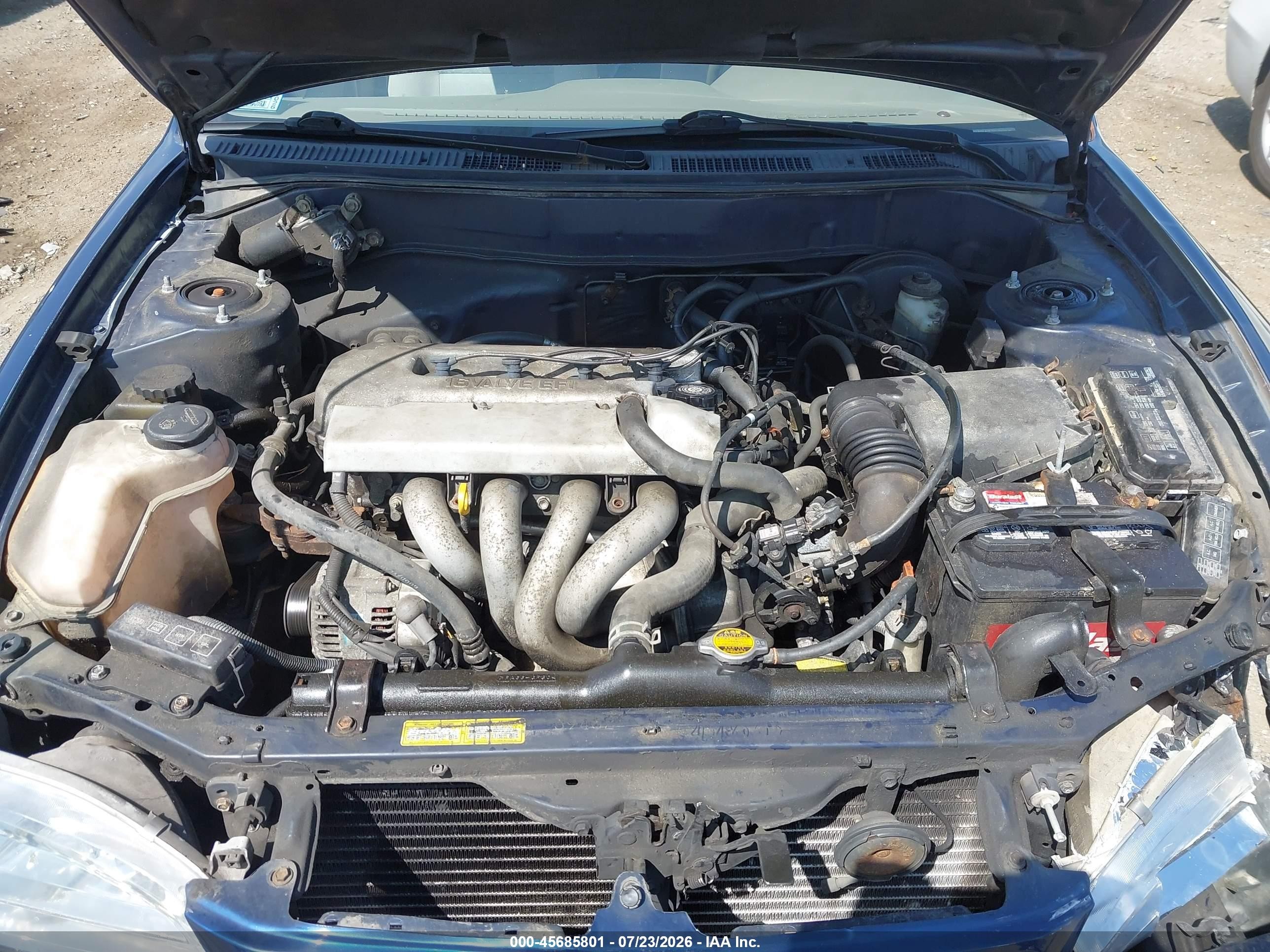 1998 Toyota Corolla Ve Dark Blue vin: 2T1BR12E2WC063676