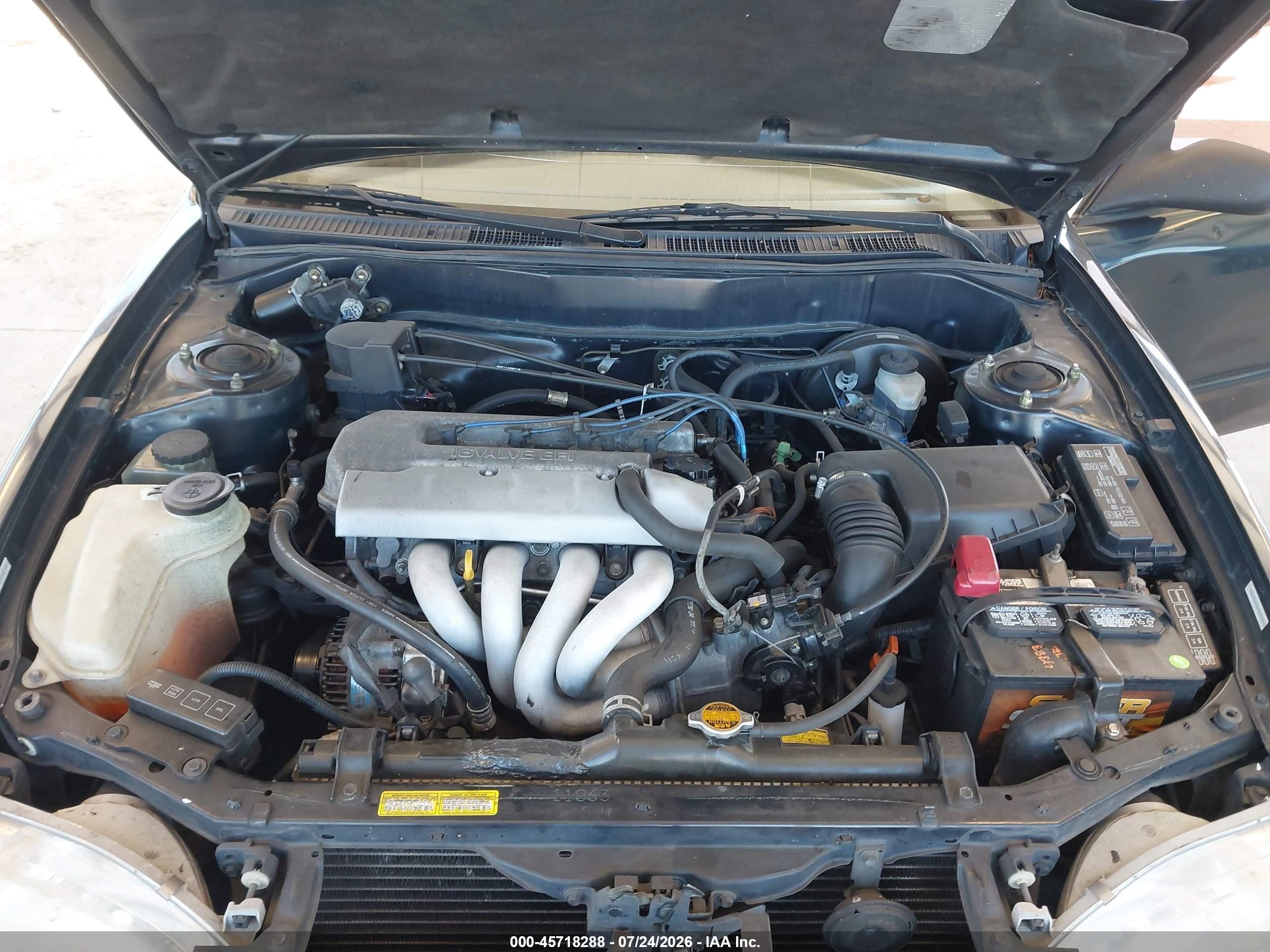 1999 Toyota Corolla Le Green vin: 2T1BR12E2XC115924