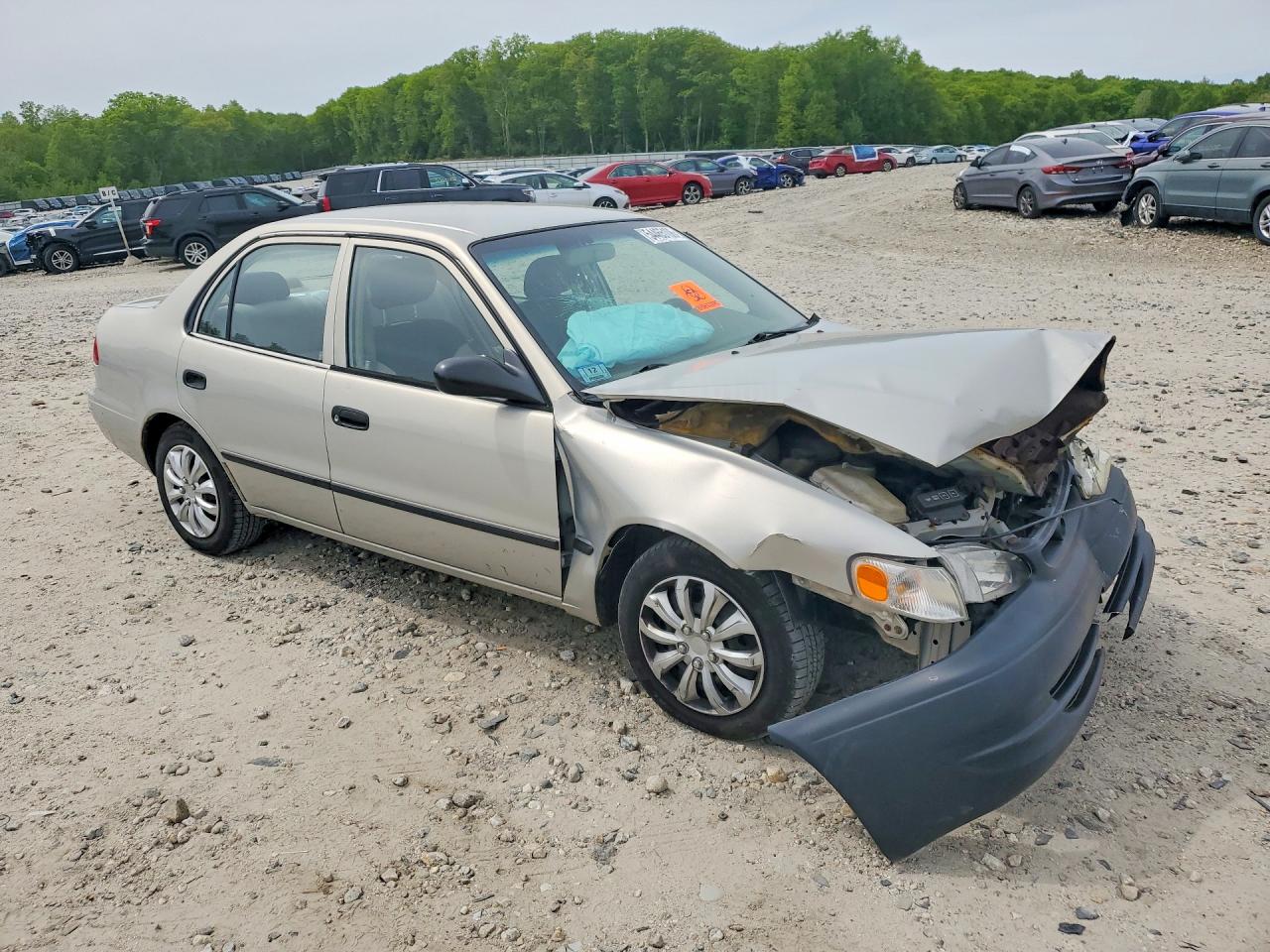 1999 Toyota Corolla Ve Silver vin: 2T1BR12E2XC117527
