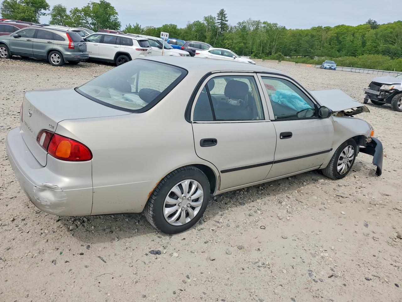 1999 Toyota Corolla Ve Silver vin: 2T1BR12E2XC117527
