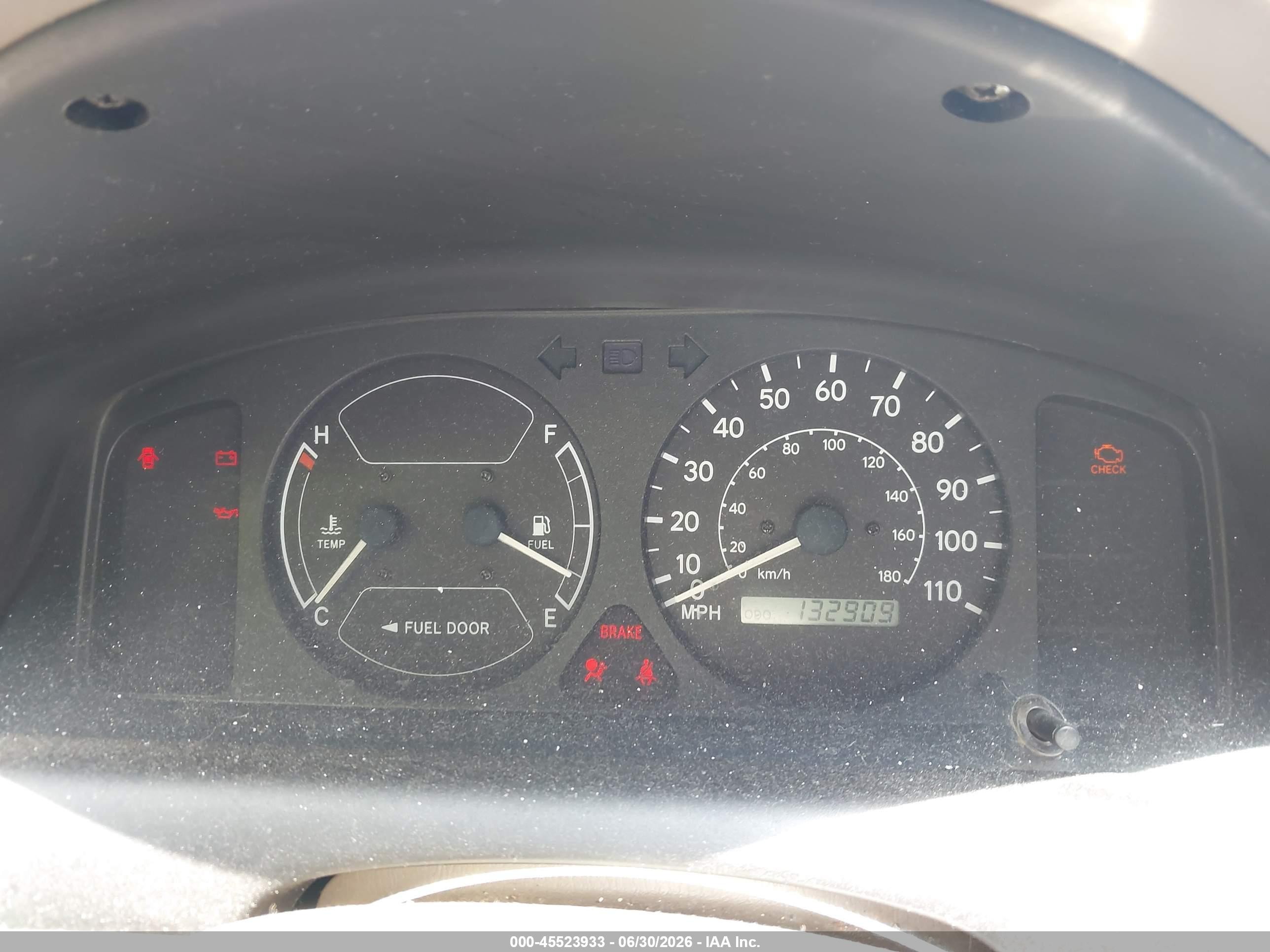 1999 Toyota Corolla Ve Red vin: 2T1BR12E2XC120038