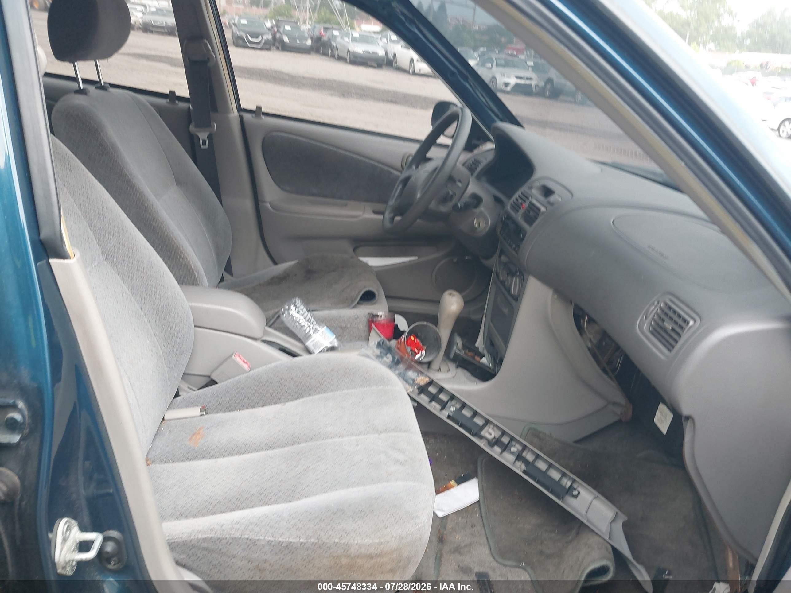 1999 Toyota Corolla Ce Blue vin: 2T1BR12E2XC186816