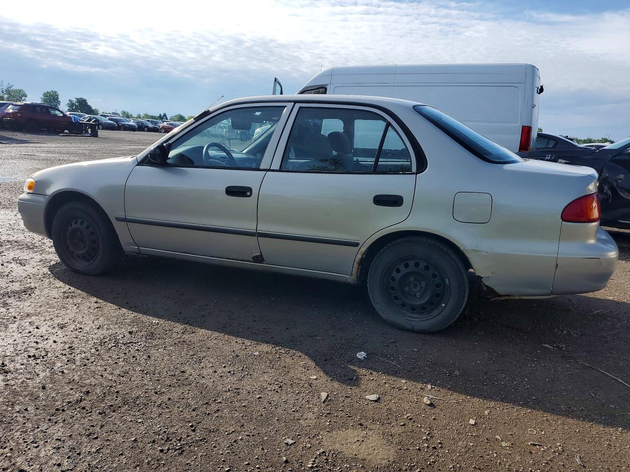 2000 Toyota Corolla Ve Silver vin: 2T1BR12E2YC815198