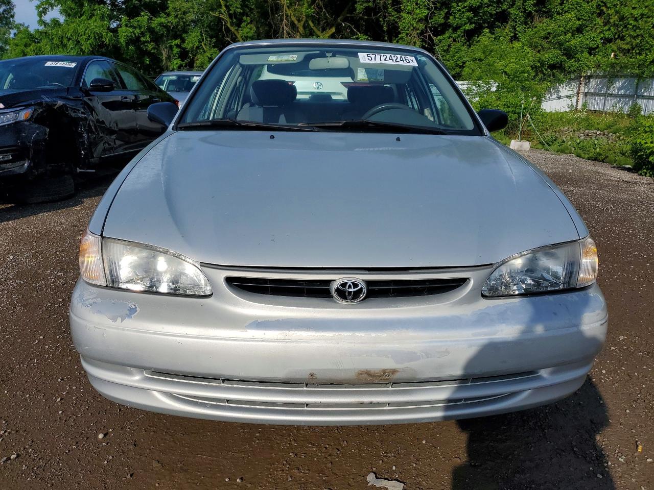 2000 Toyota Corolla Ve Silver vin: 2T1BR12E2YC815198