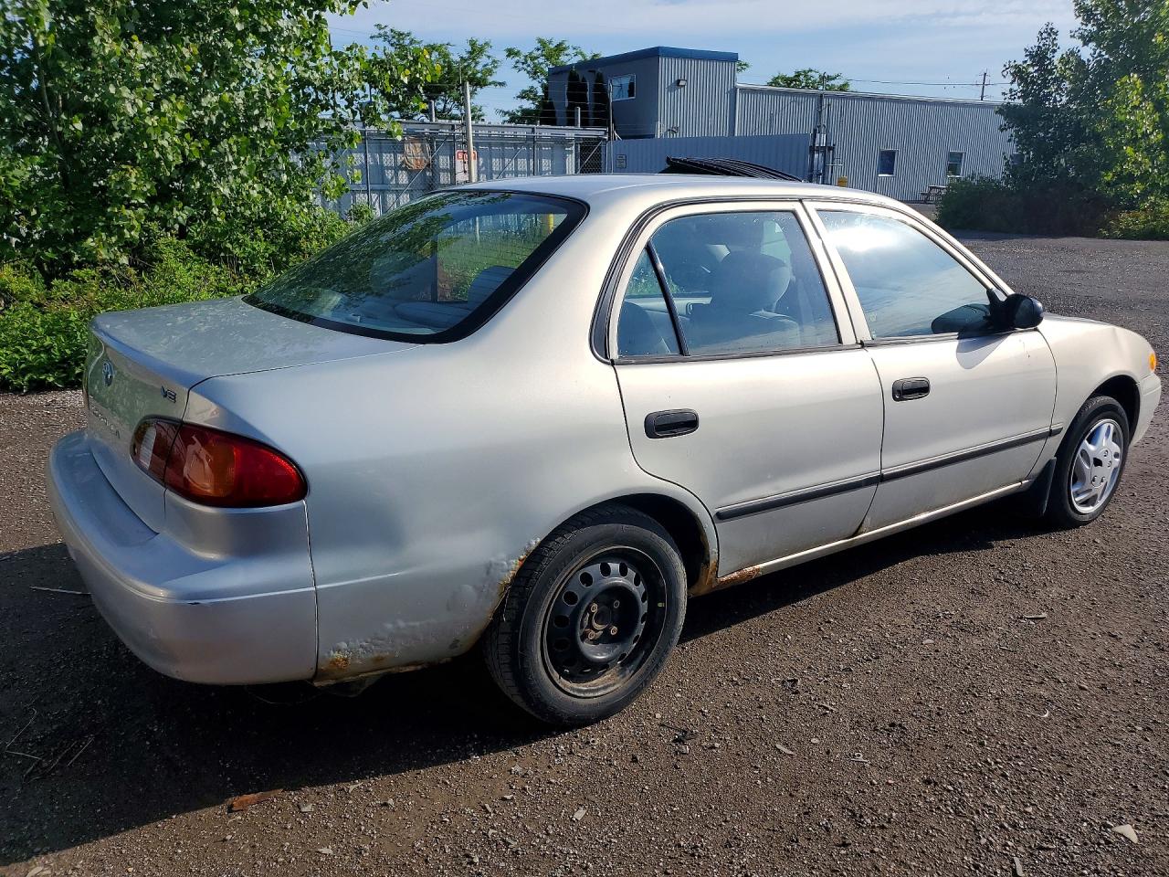 2000 Toyota Corolla Ve Silver vin: 2T1BR12E2YC815198