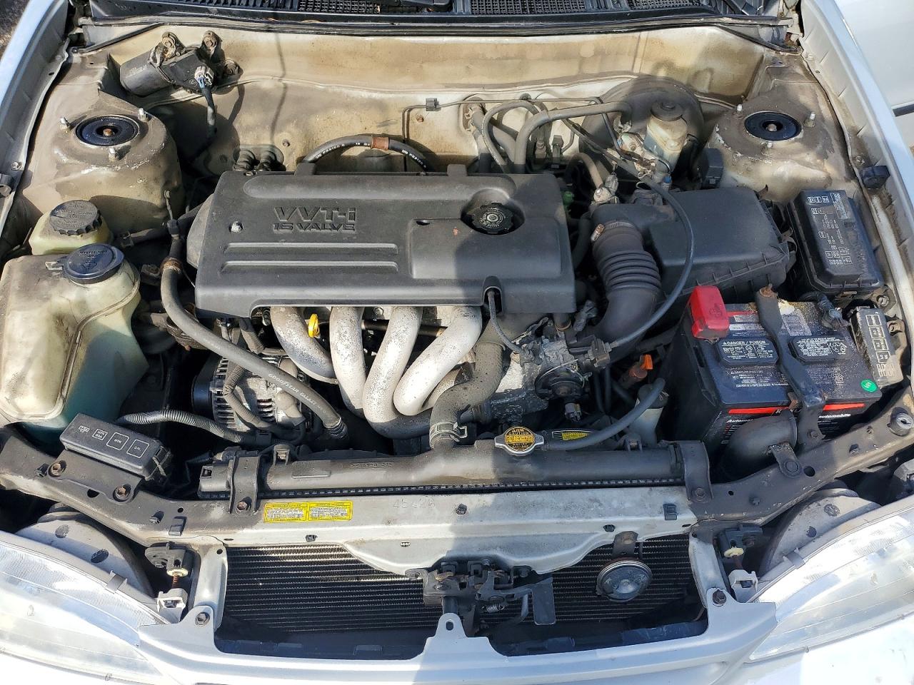 2000 Toyota Corolla Ve Silver vin: 2T1BR12E2YC815198