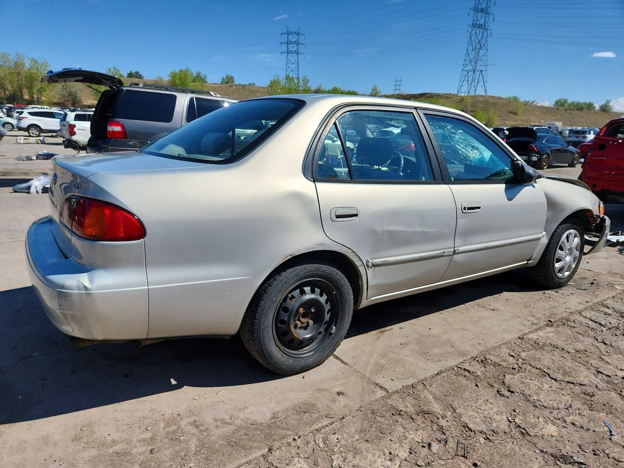 2001 Toyota Corolla Le Silver vin: 2T1BR12E31C431467
