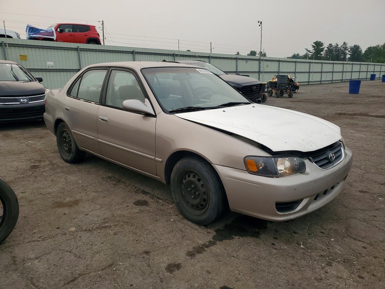 2001 Toyota Corolla Le Желто-коричневый vin: 2T1BR12E31C457535