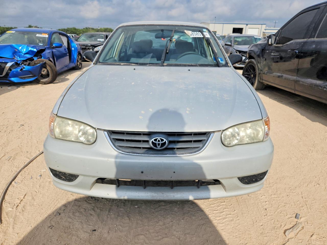 2001 Toyota Corolla Ce Silver vin: 2T1BR12E31C496688