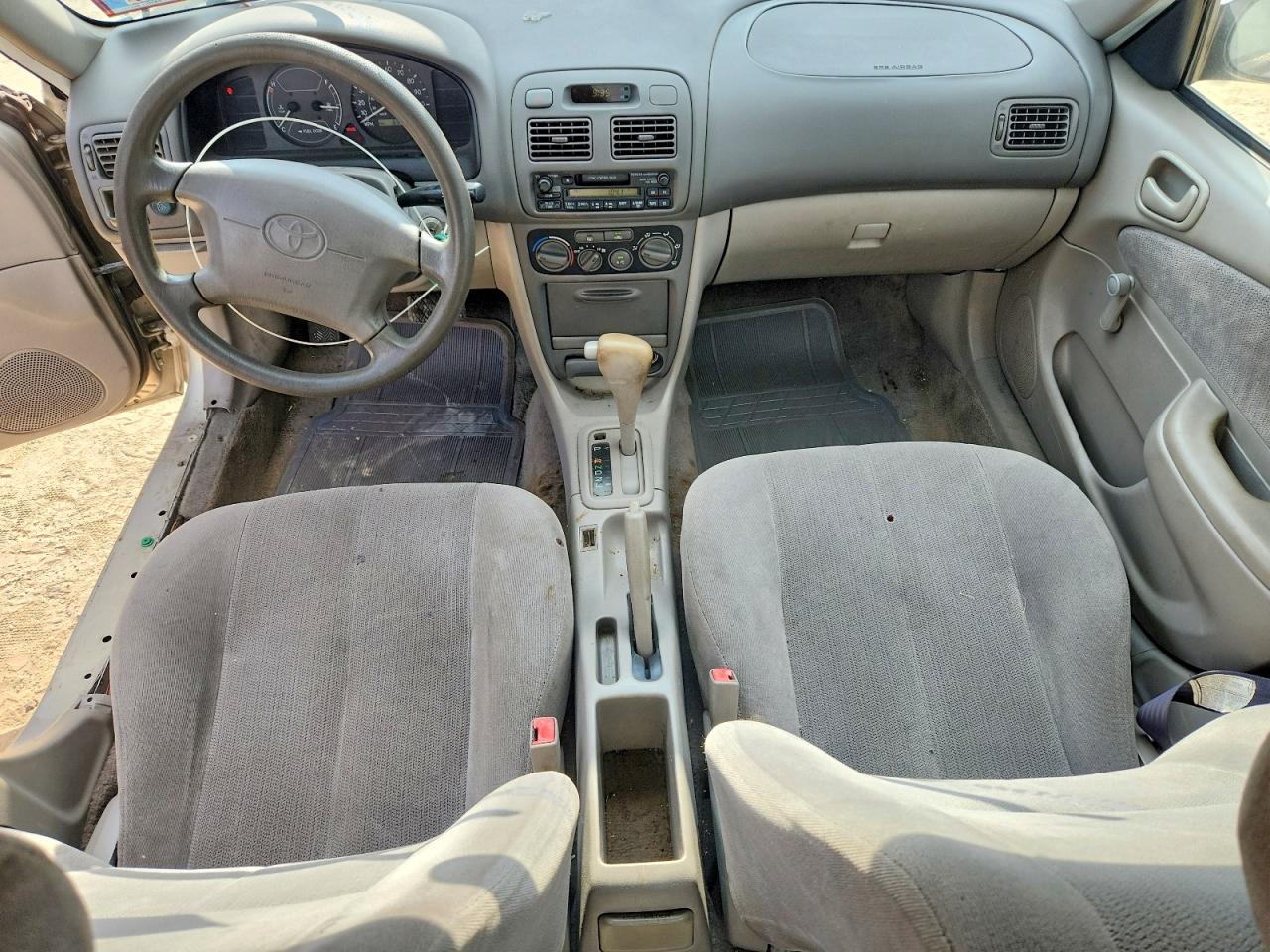 2001 Toyota Corolla Ce Silver vin: 2T1BR12E31C496688