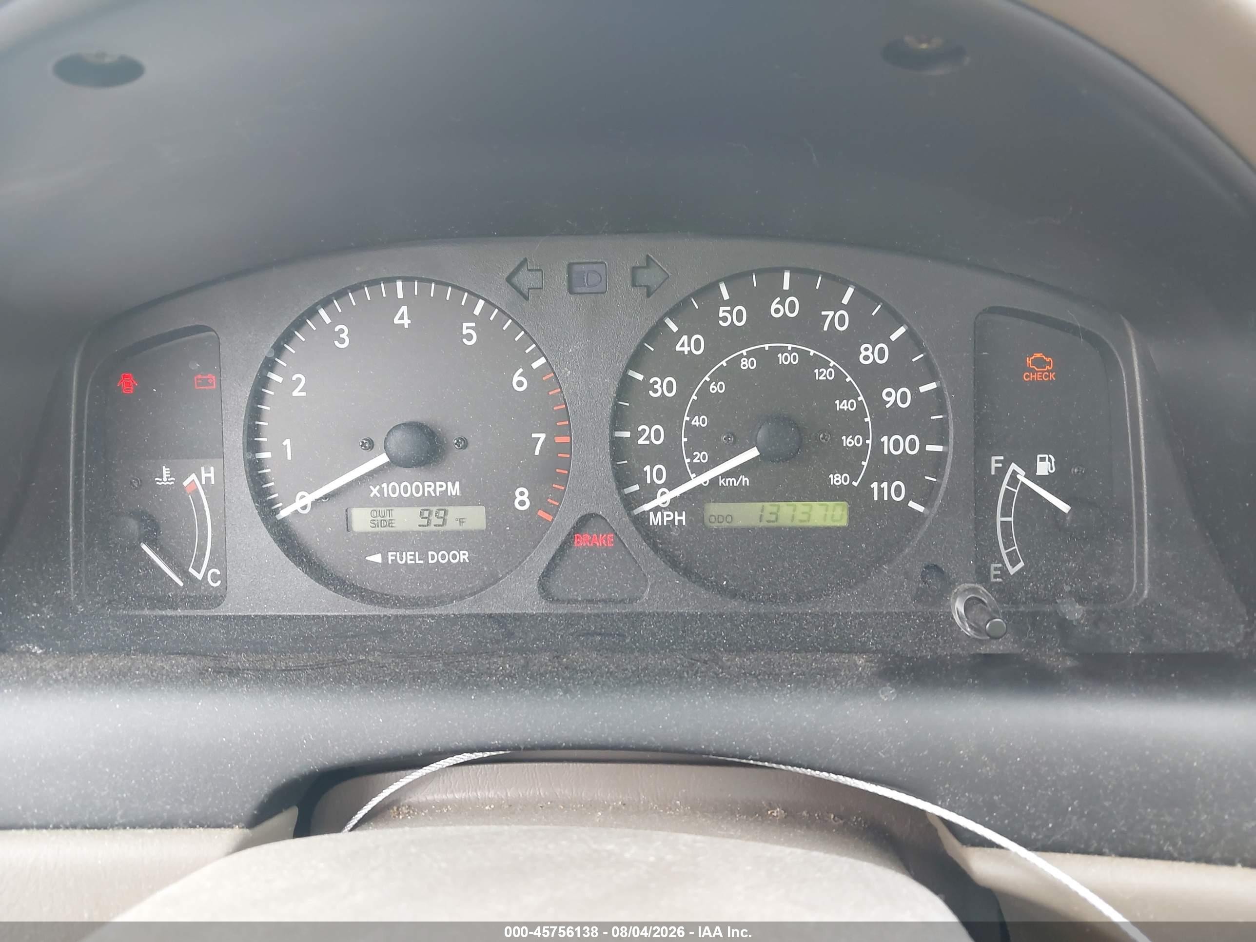 2002 Toyota Corolla Le Gray vin: 2T1BR12E32C577255