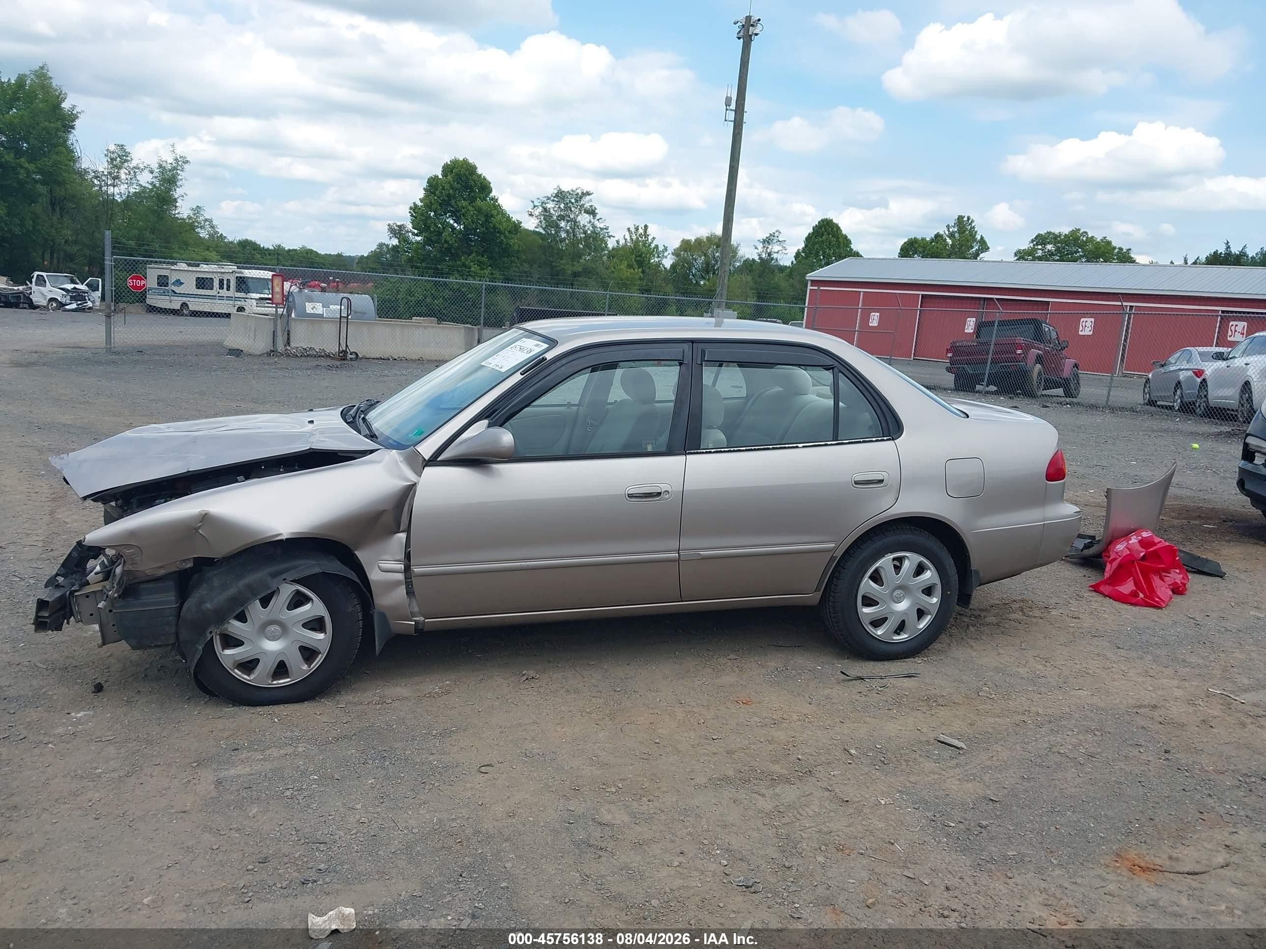 2002 Toyota Corolla Le Gray vin: 2T1BR12E32C577255