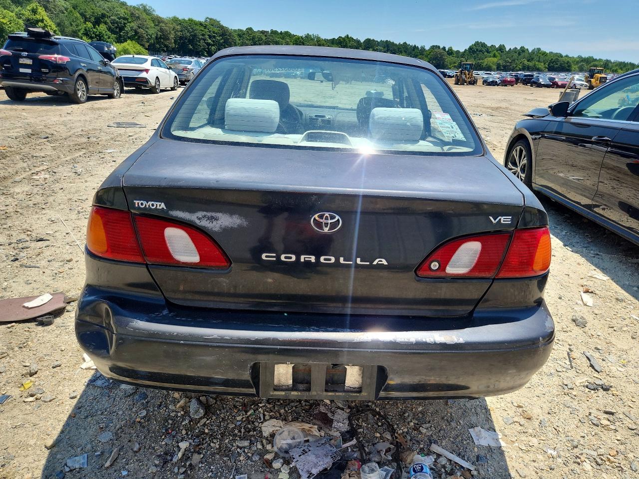 1999 Toyota Corolla Ve Black vin: 2T1BR12E3XC156563
