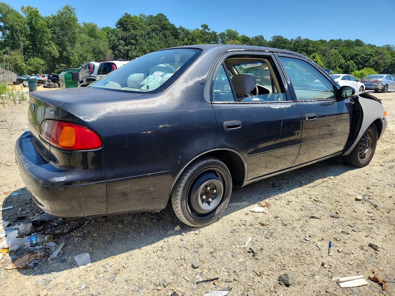 1999 Toyota Corolla Ve Black vin: 2T1BR12E3XC156563