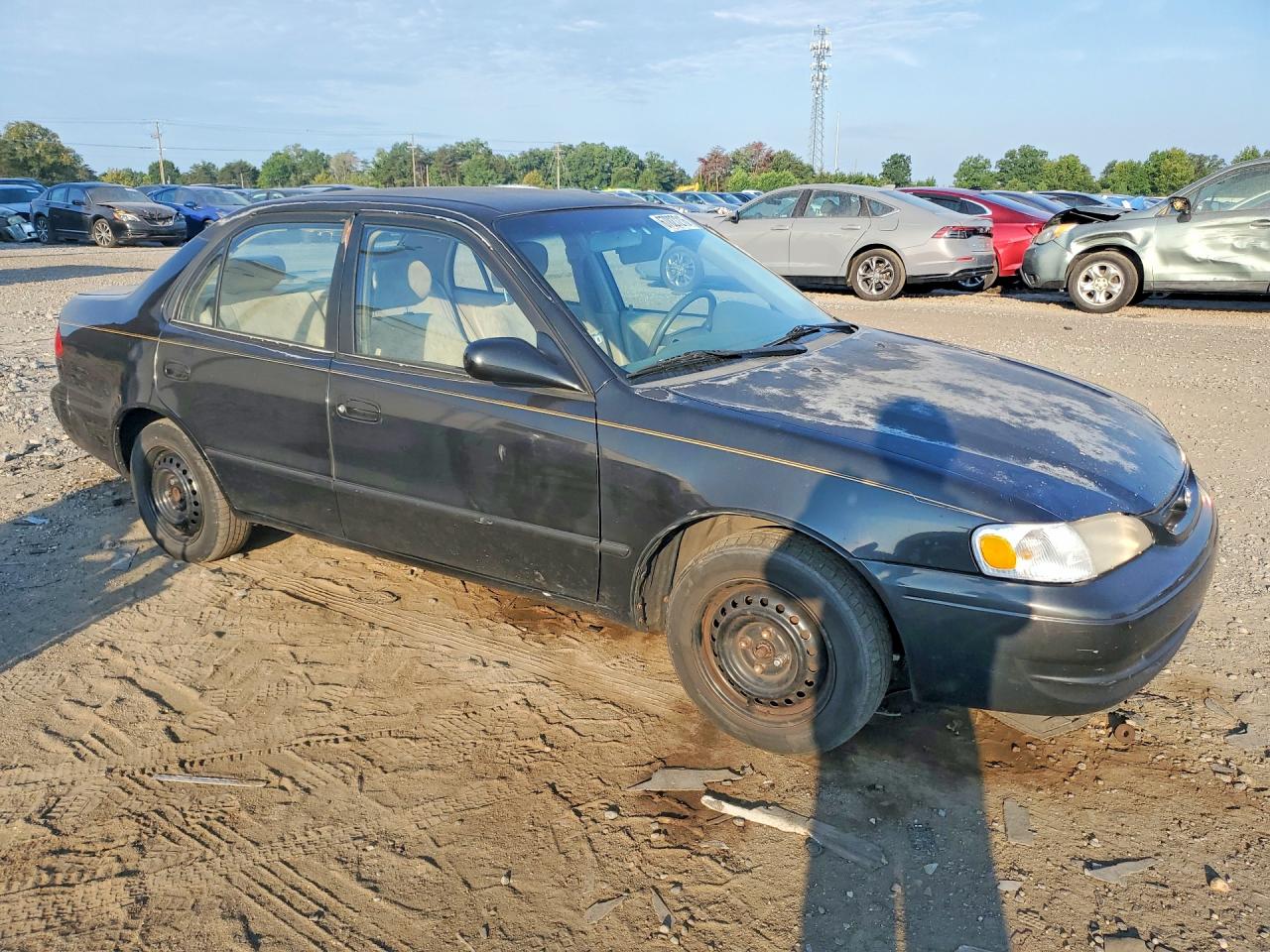 1999 Toyota Corolla Ve Black vin: 2T1BR12E3XC179020