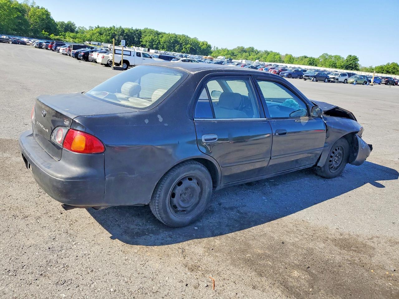 1999 Toyota Corolla Ve Black vin: 2T1BR12E3XC252922