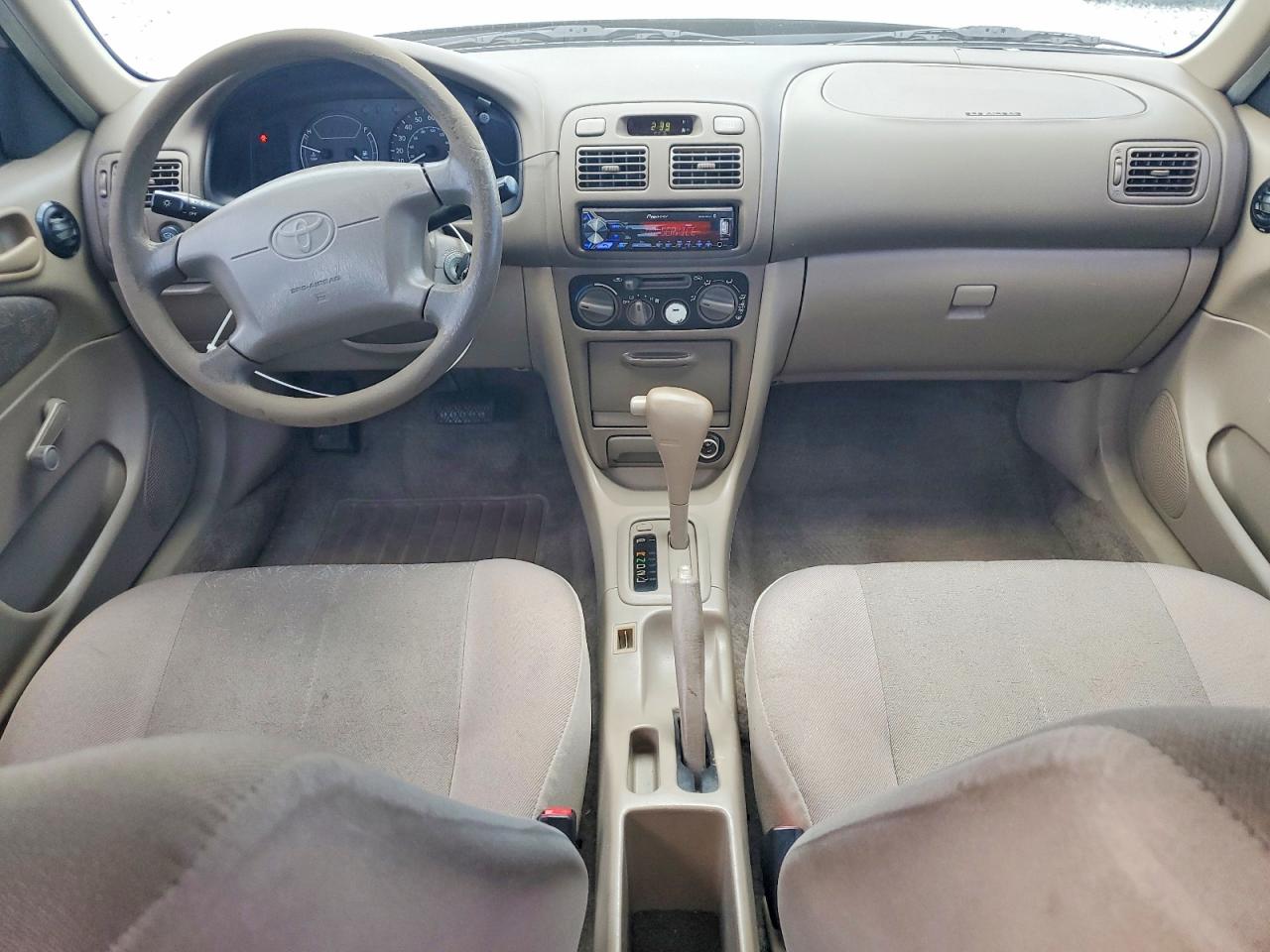 2000 Toyota Corolla Ve Tan vin: 2T1BR12E3YC321349