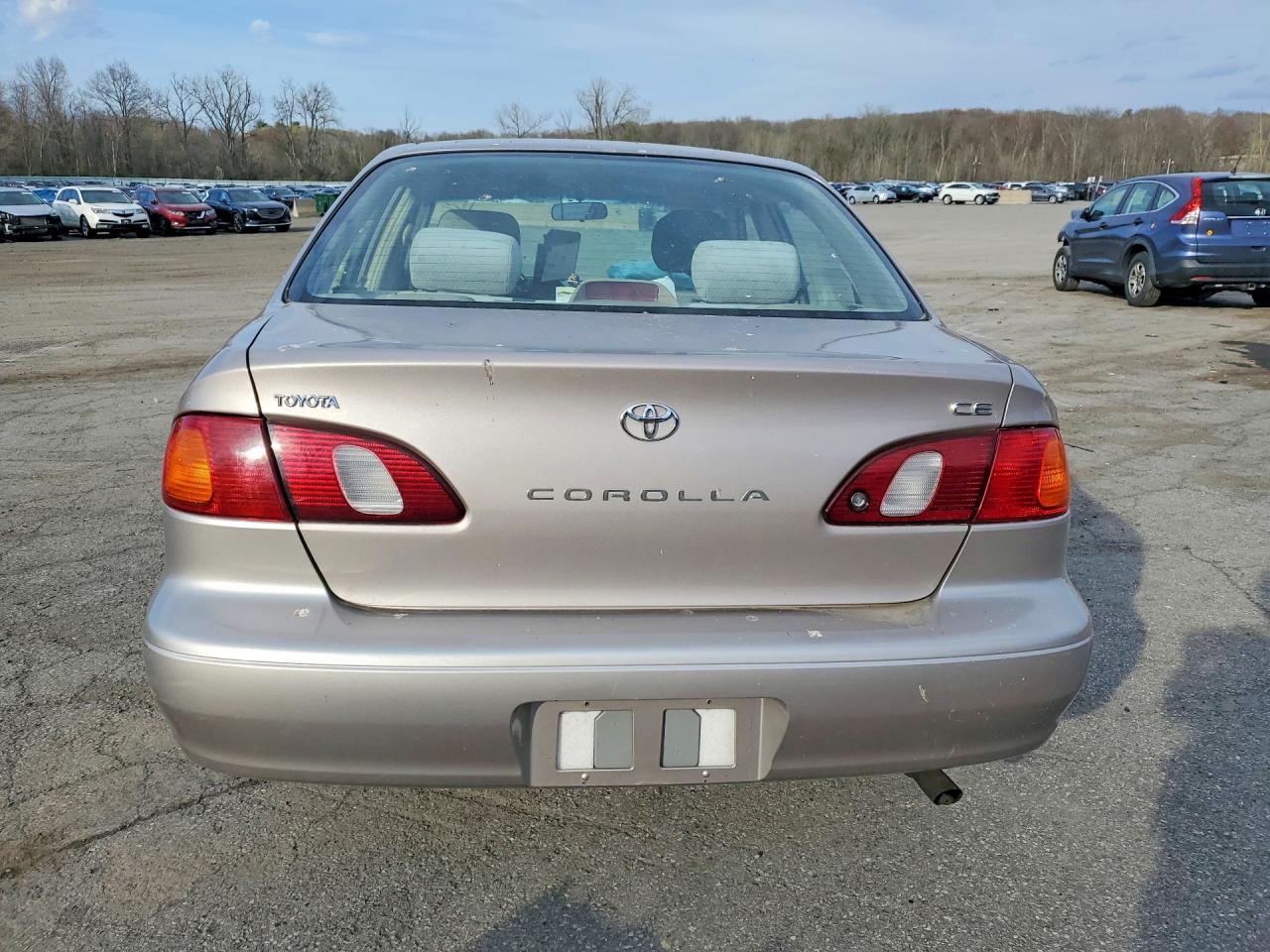 2000 Toyota Corolla Ve Silver vin: 2T1BR12E3YC322744