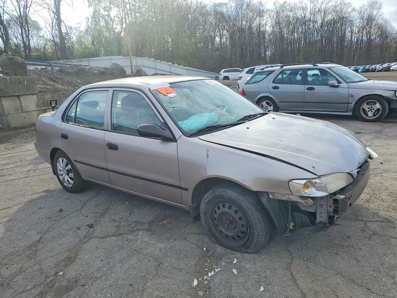 2000 Toyota Corolla Ve Silver vin: 2T1BR12E3YC322744