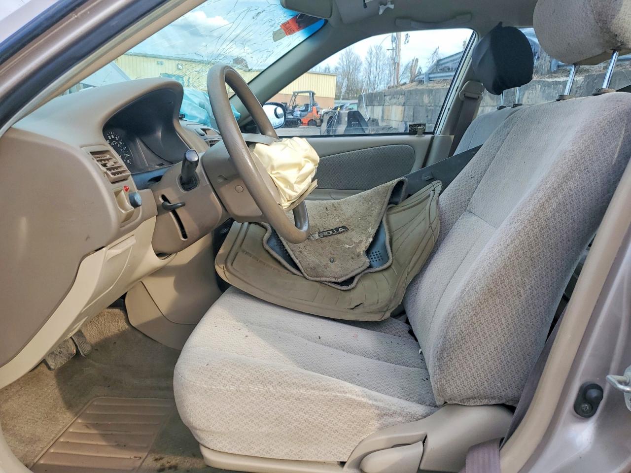 2000 Toyota Corolla Ve Silver vin: 2T1BR12E3YC322744