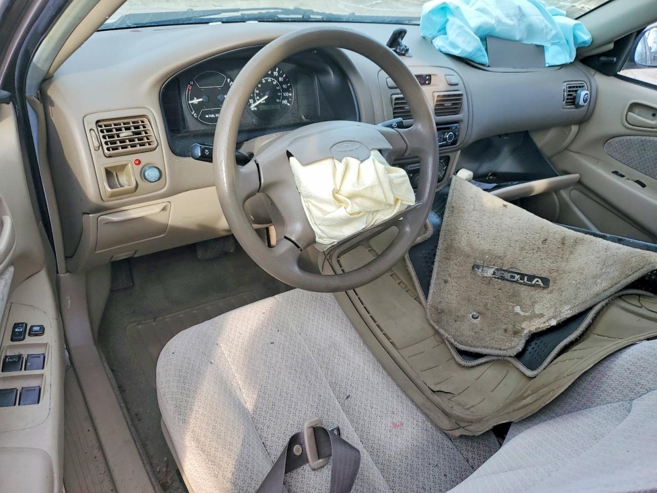 2000 Toyota Corolla Ve Silver vin: 2T1BR12E3YC322744