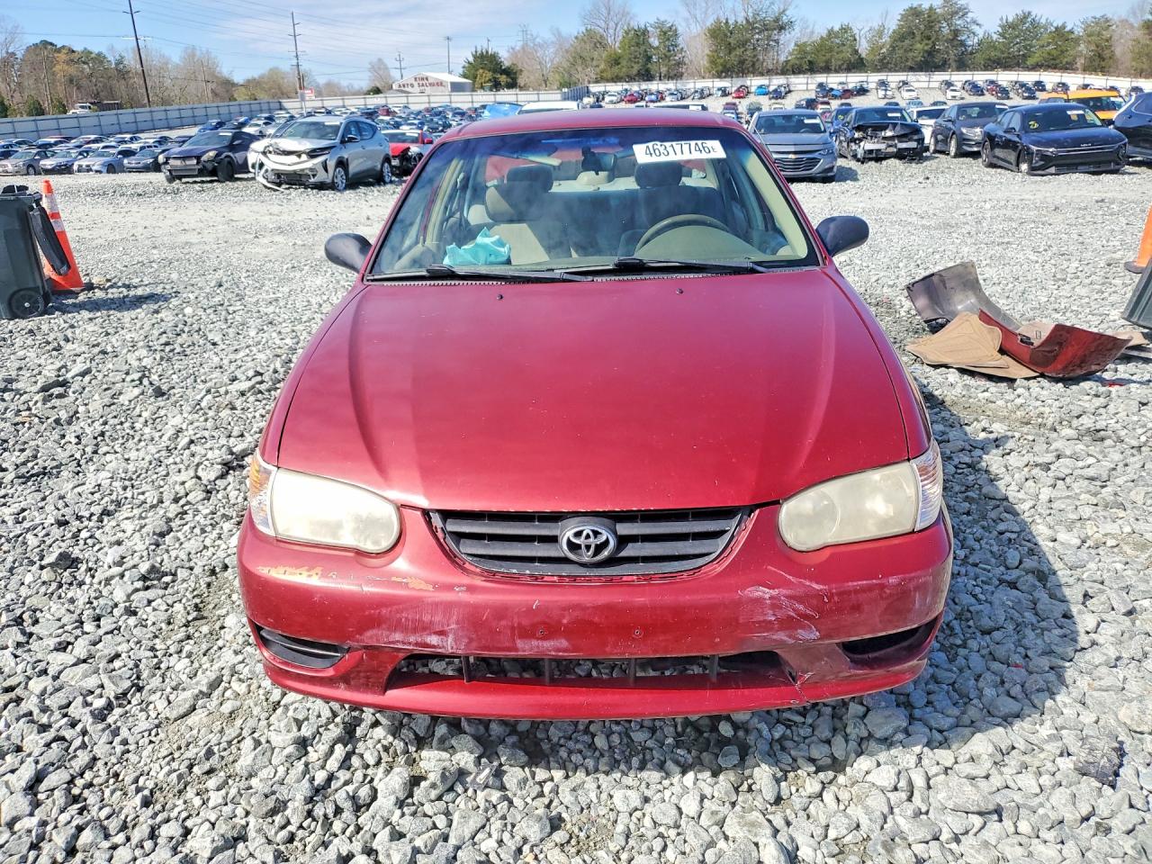 2001 Toyota Corolla Ce Red vin: 2T1BR12E41C456216