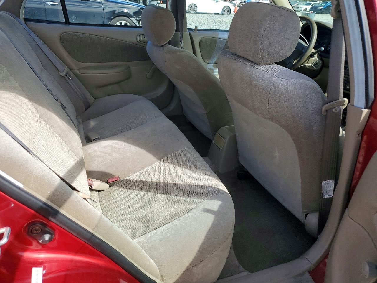 2001 Toyota Corolla Ce Red vin: 2T1BR12E41C456216