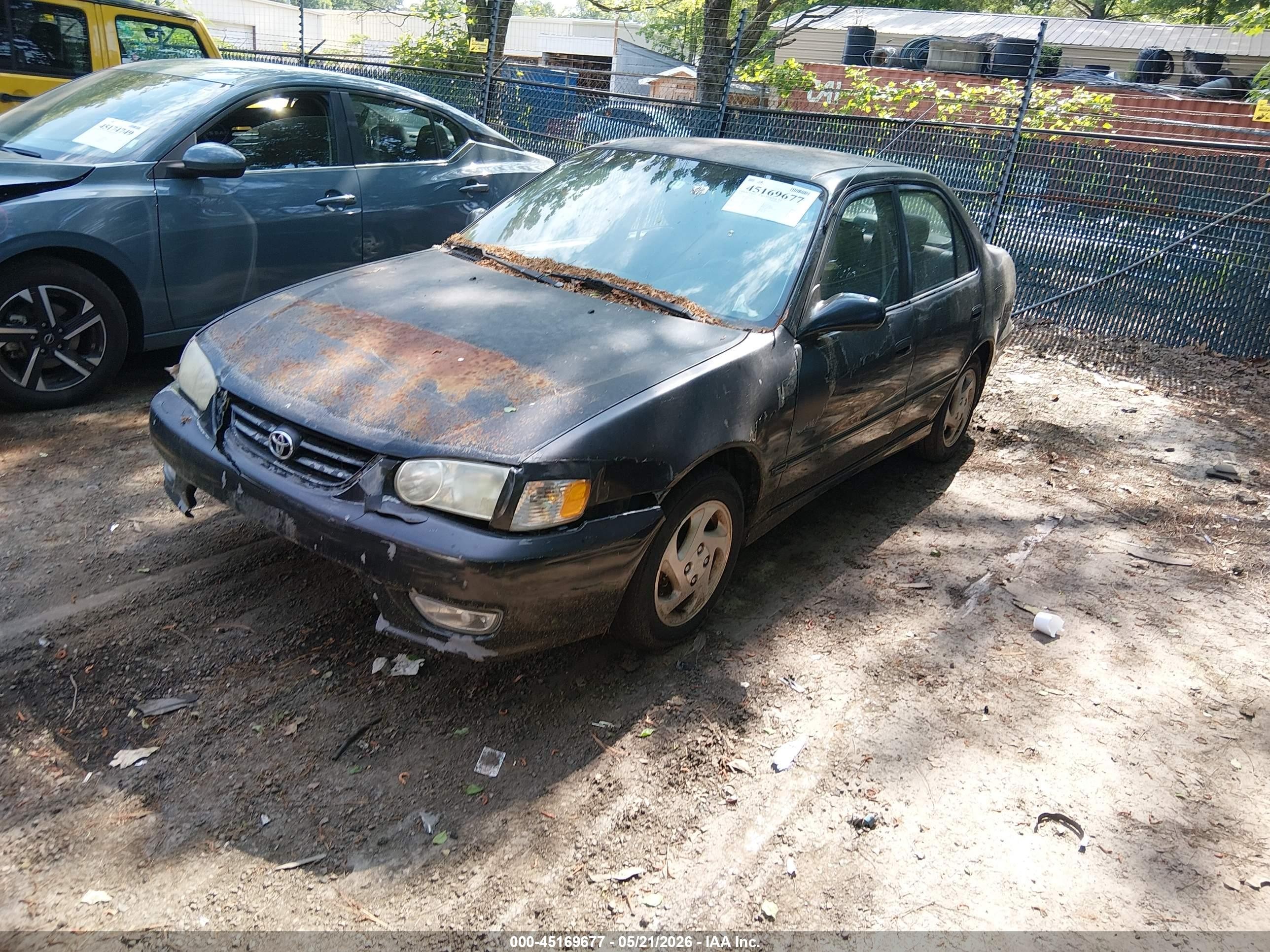 2001 Toyota Corolla S Black vin: 2T1BR12E41C460721