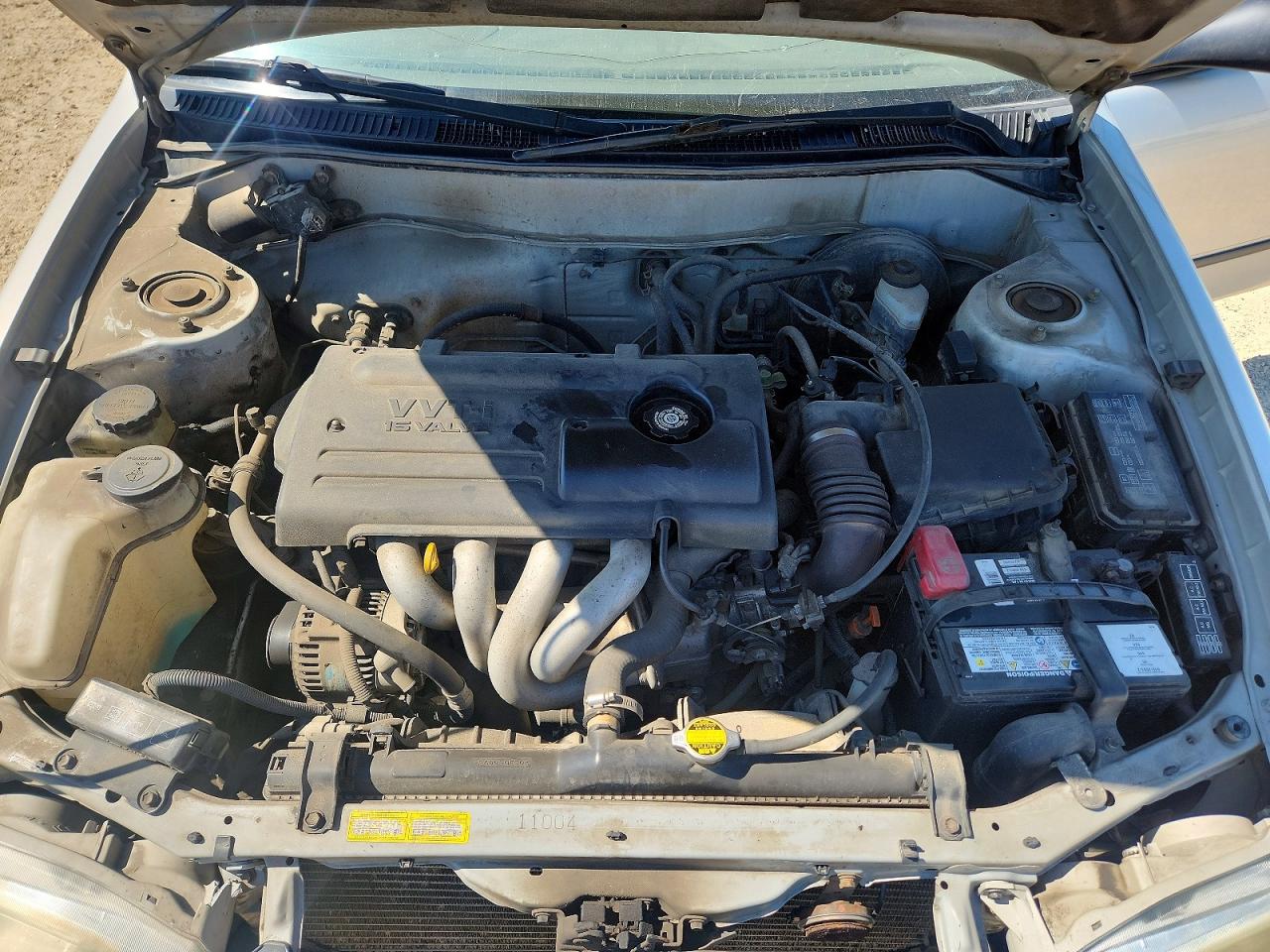2001 Toyota Corolla Ce Silver vin: 2T1BR12E41C853490