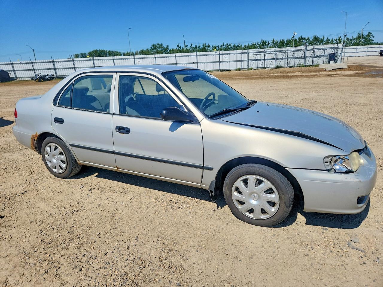 2001 Toyota Corolla Ce Silver vin: 2T1BR12E41C853490