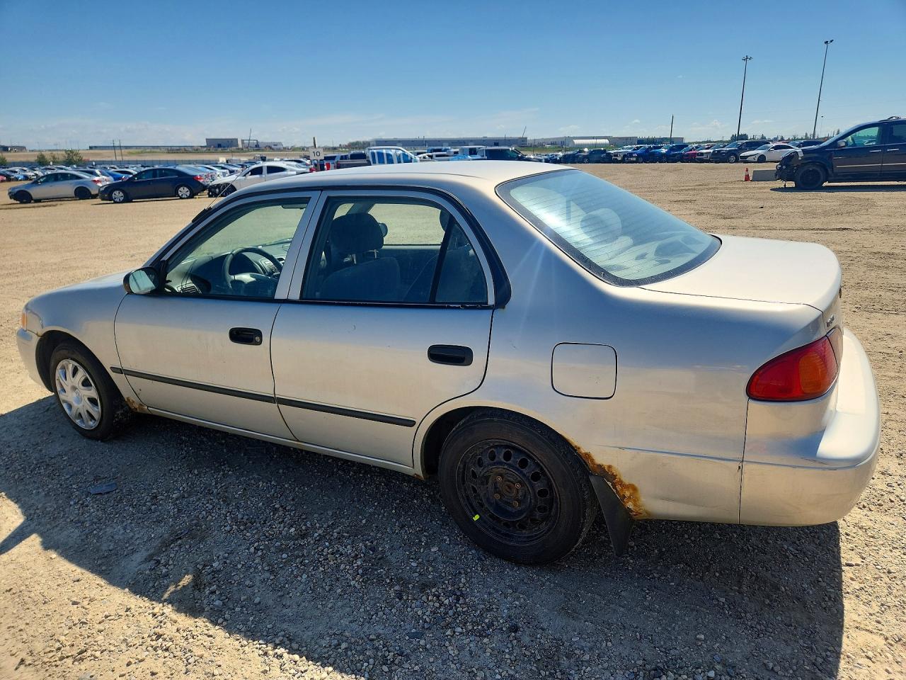 2001 Toyota Corolla Ce Silver vin: 2T1BR12E41C853490