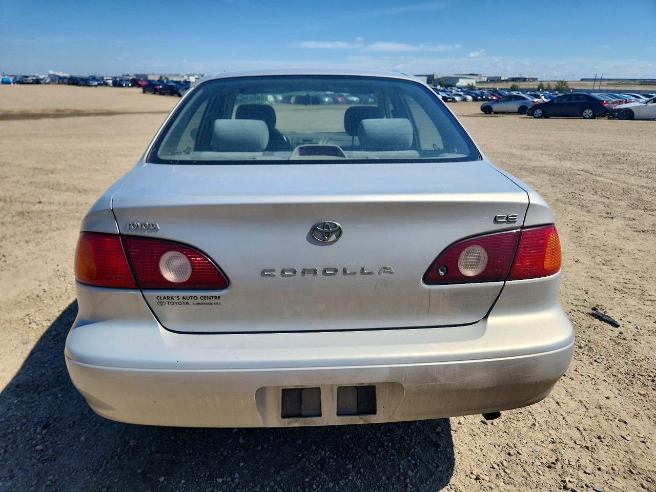 2001 Toyota Corolla Ce Silver vin: 2T1BR12E41C853490
