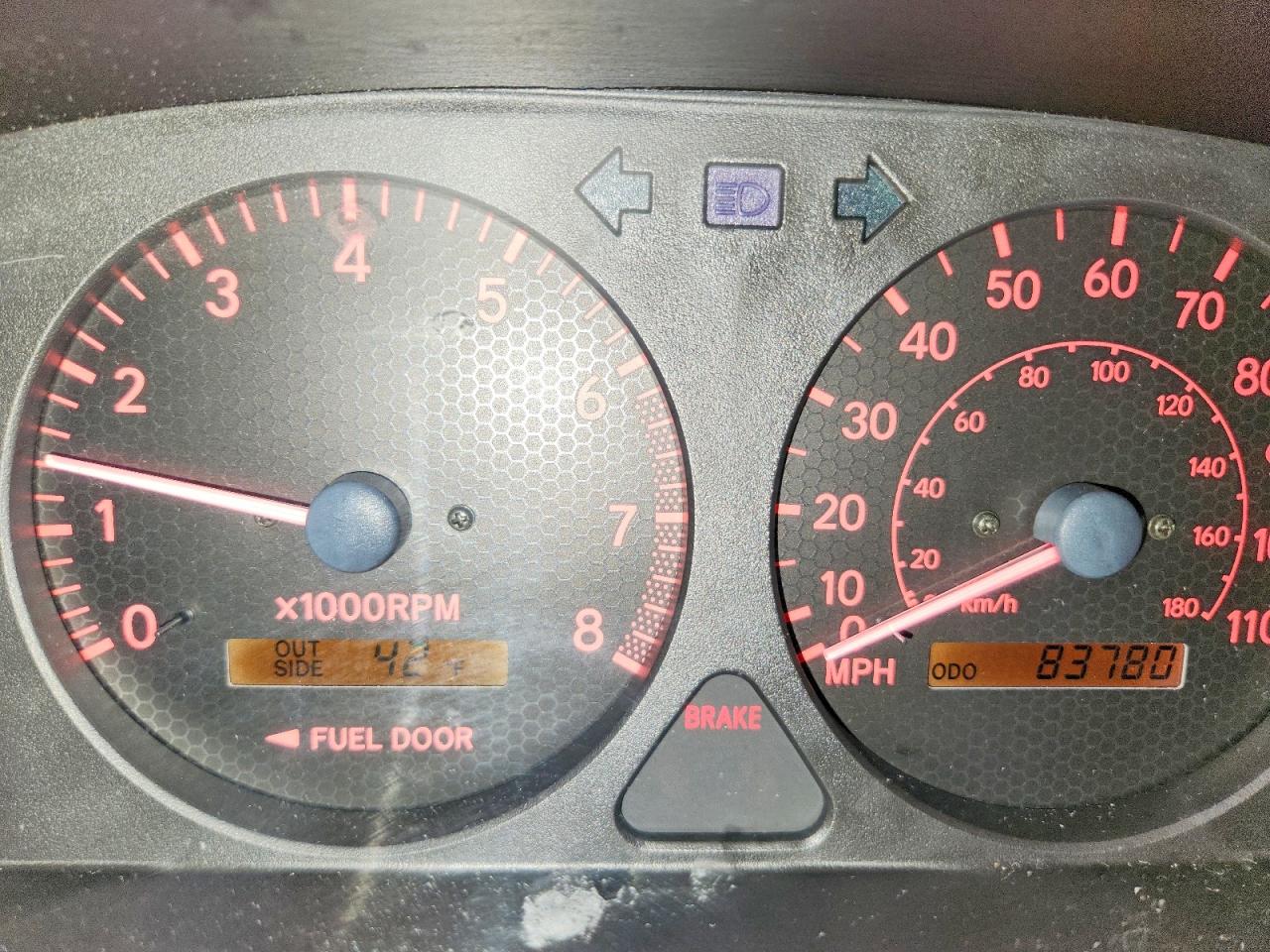 2002 Toyota Corolla S Burgundy vin: 2T1BR12E42C565731