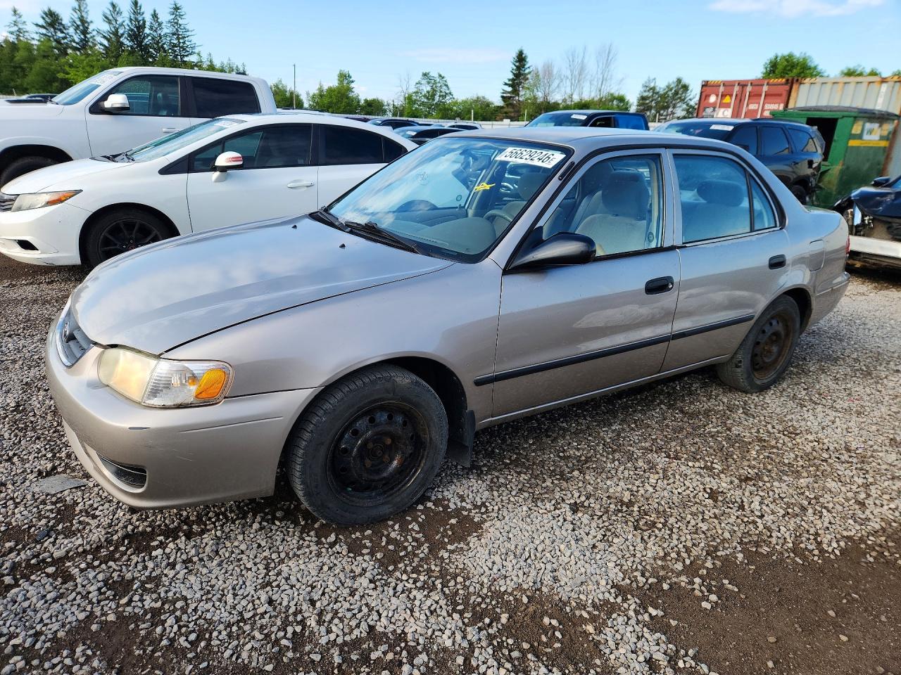 2002 Toyota Corolla Ce Gold vin: 2T1BR12E42C873353