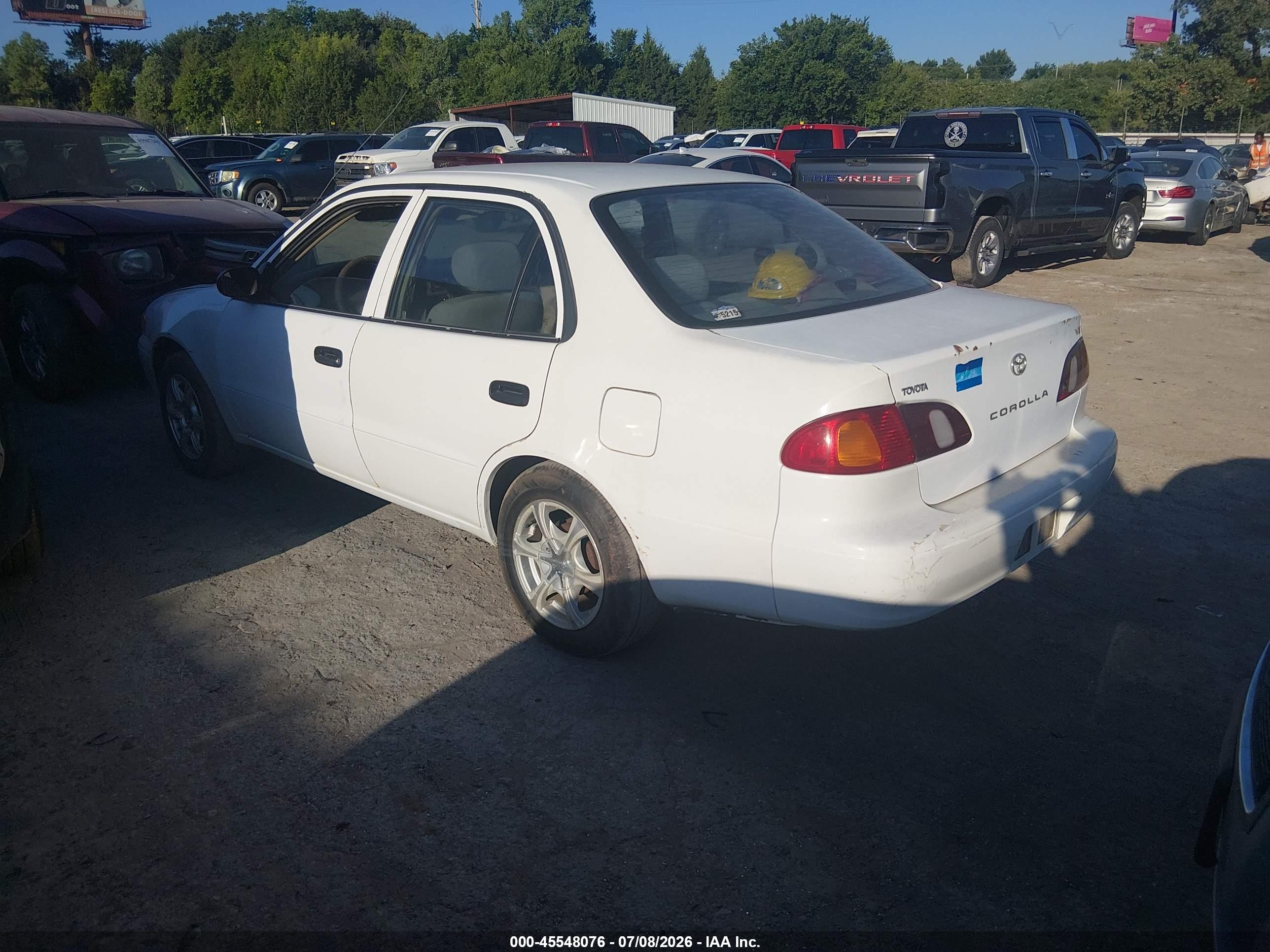 1998 Toyota Corolla Ve Белый vin: 2T1BR12E4WC072203
